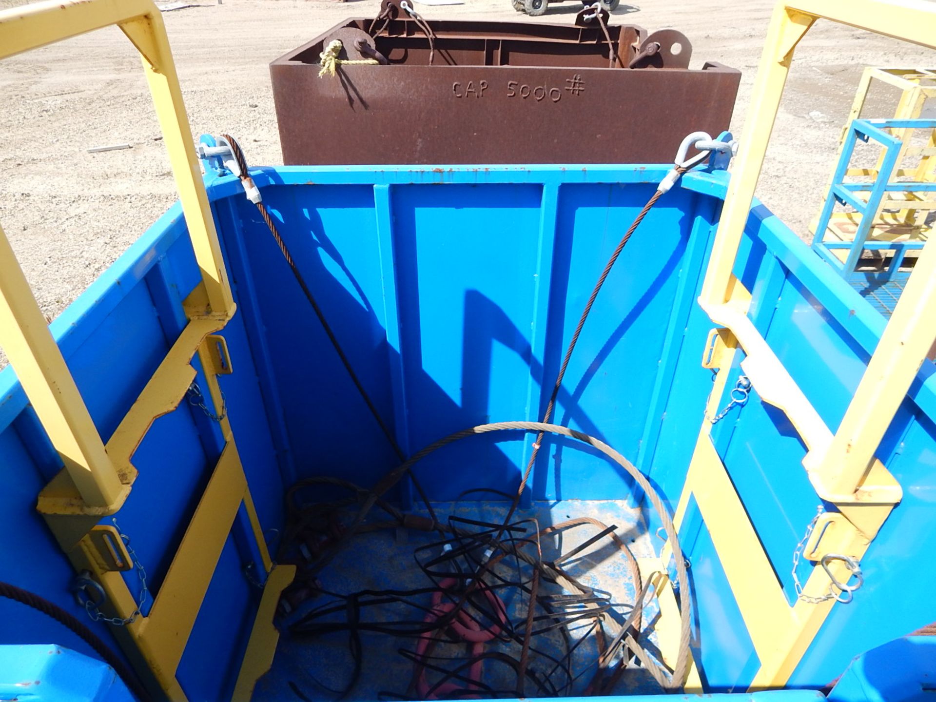 JV DRIVER NMB4000-1 LIFTING BASKET WITH 4000LB CAPACITY, S/N: JVD4000-02 - Image 4 of 4