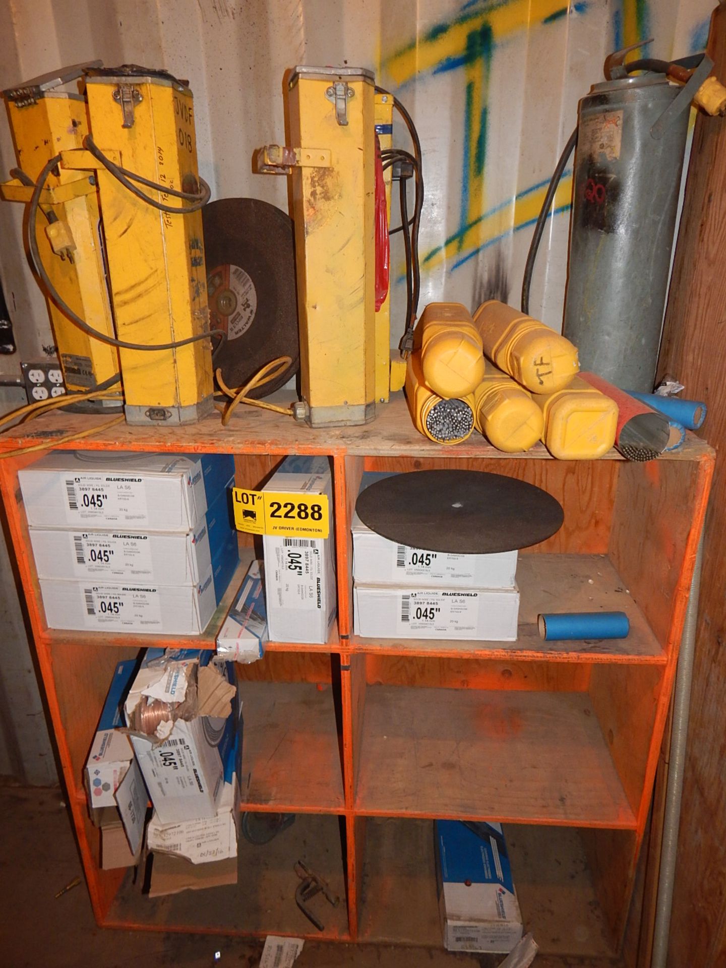 LOT/ WELDING WIRE, ELECTRODES AND STABILIZING OVENS (TOOL CRIB)