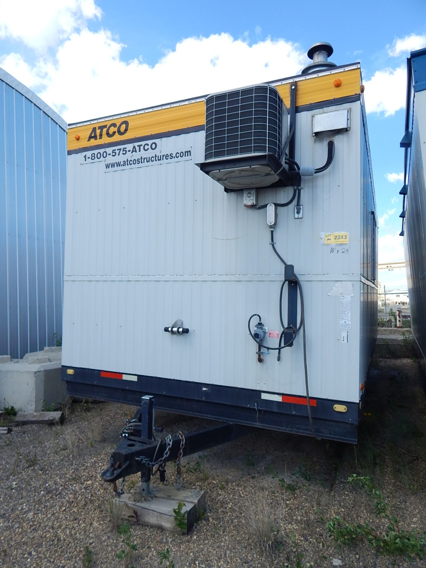 ATCO 10'X24' MOBILE OFFICE TRAILER, S/N: N/A (CI) - Image 2 of 6