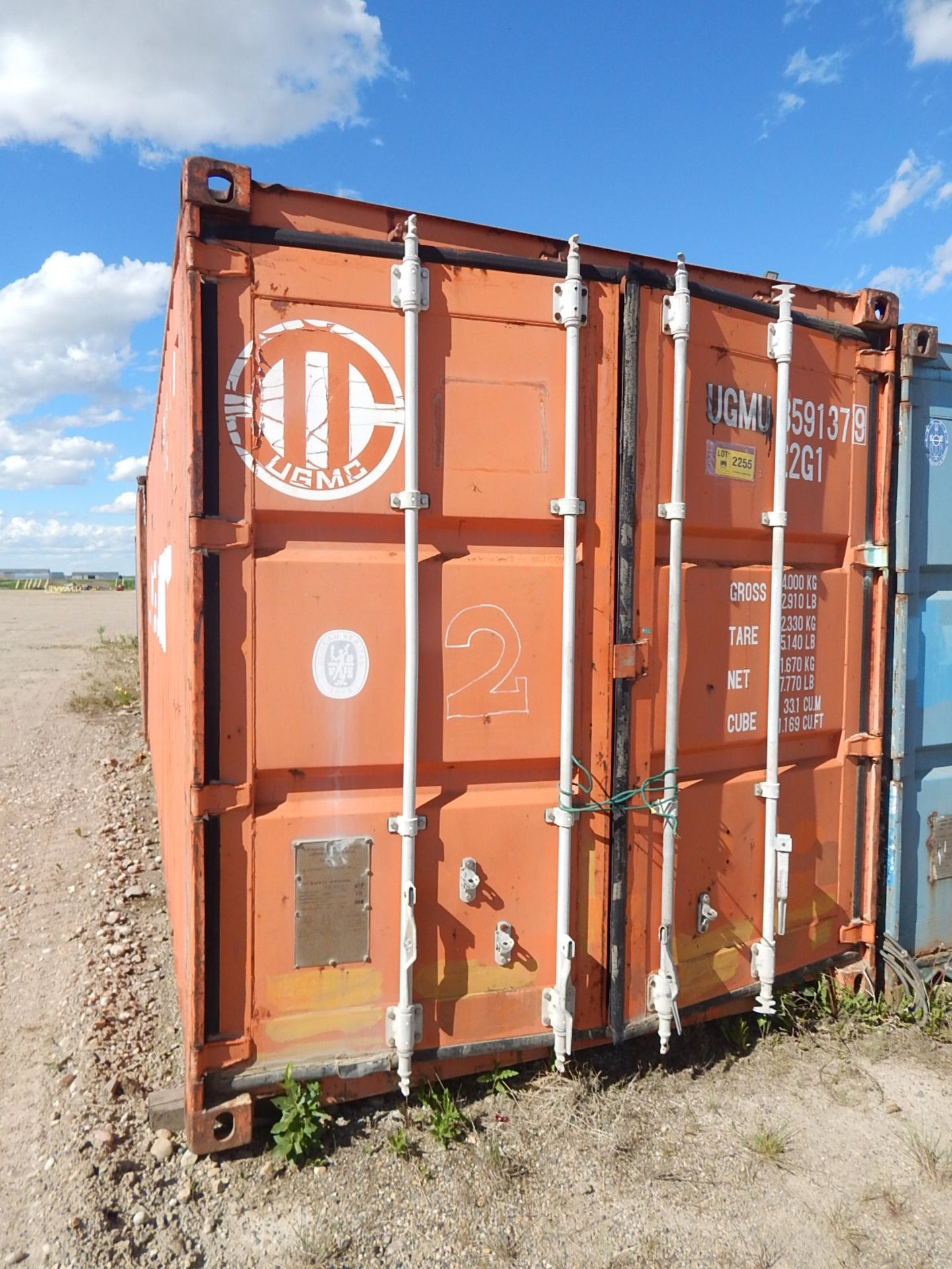 20' SEA CONTAINER, S/N: N/A (8591379) (DELAYED DELIVERY) (CI)