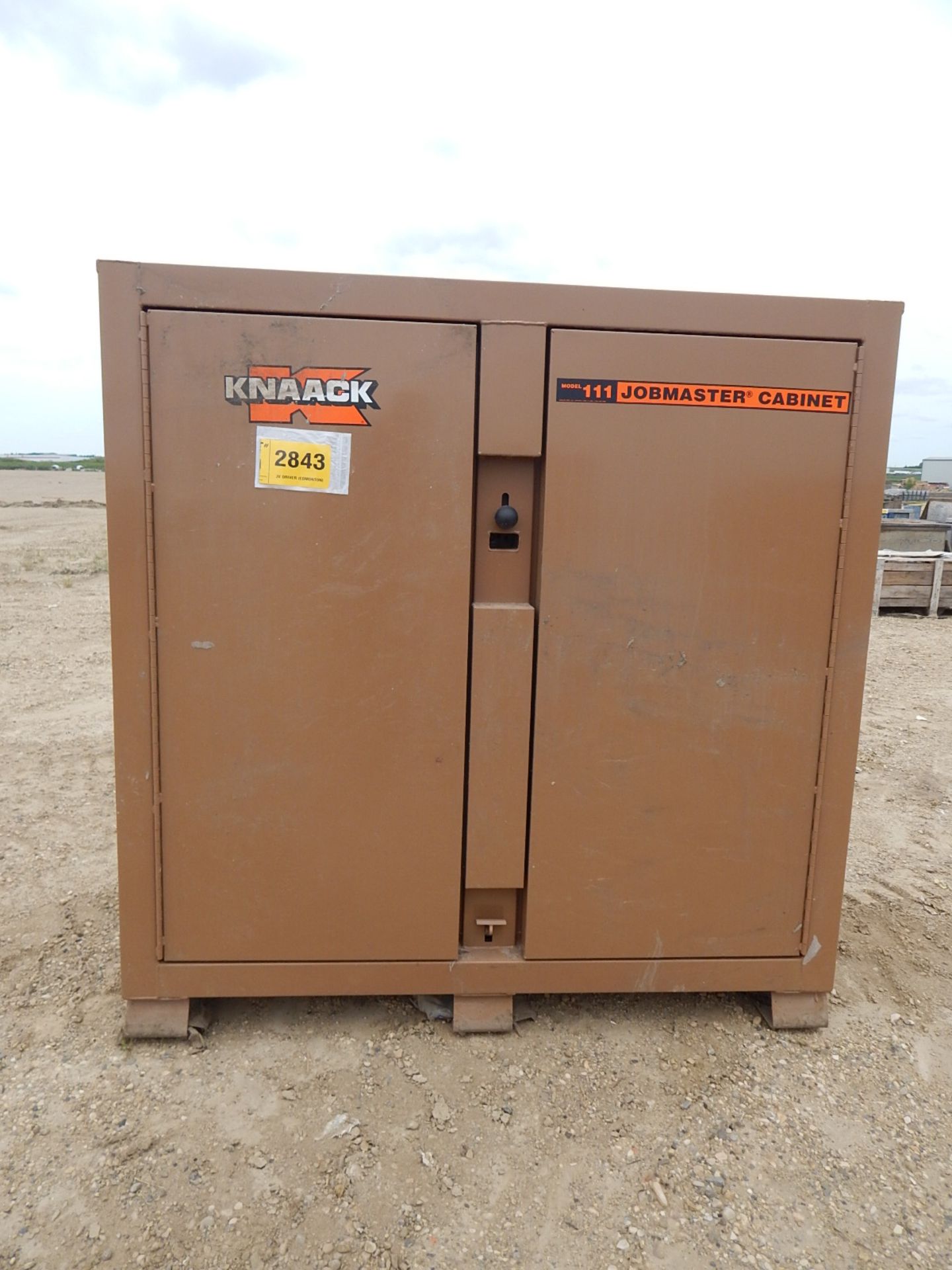 KNAACK 2-DOOR JOBMASTER CABINET, S/N: N/A