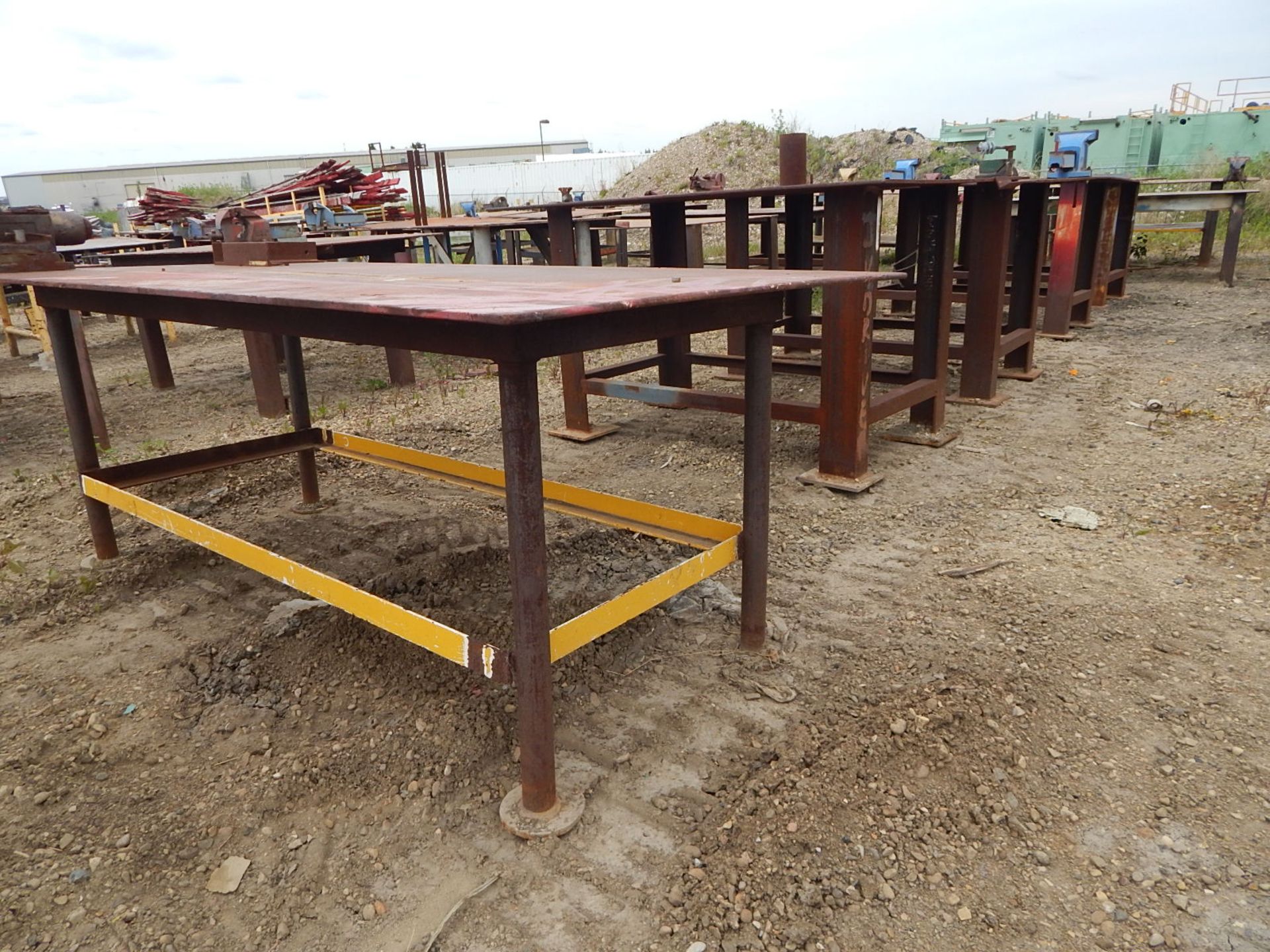 LOT/ STEEL WORK TABLES - Image 2 of 2