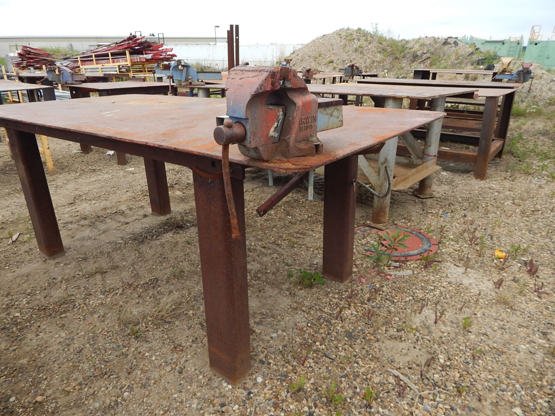 LOT/ STEEL WORK TABLES - Image 2 of 2