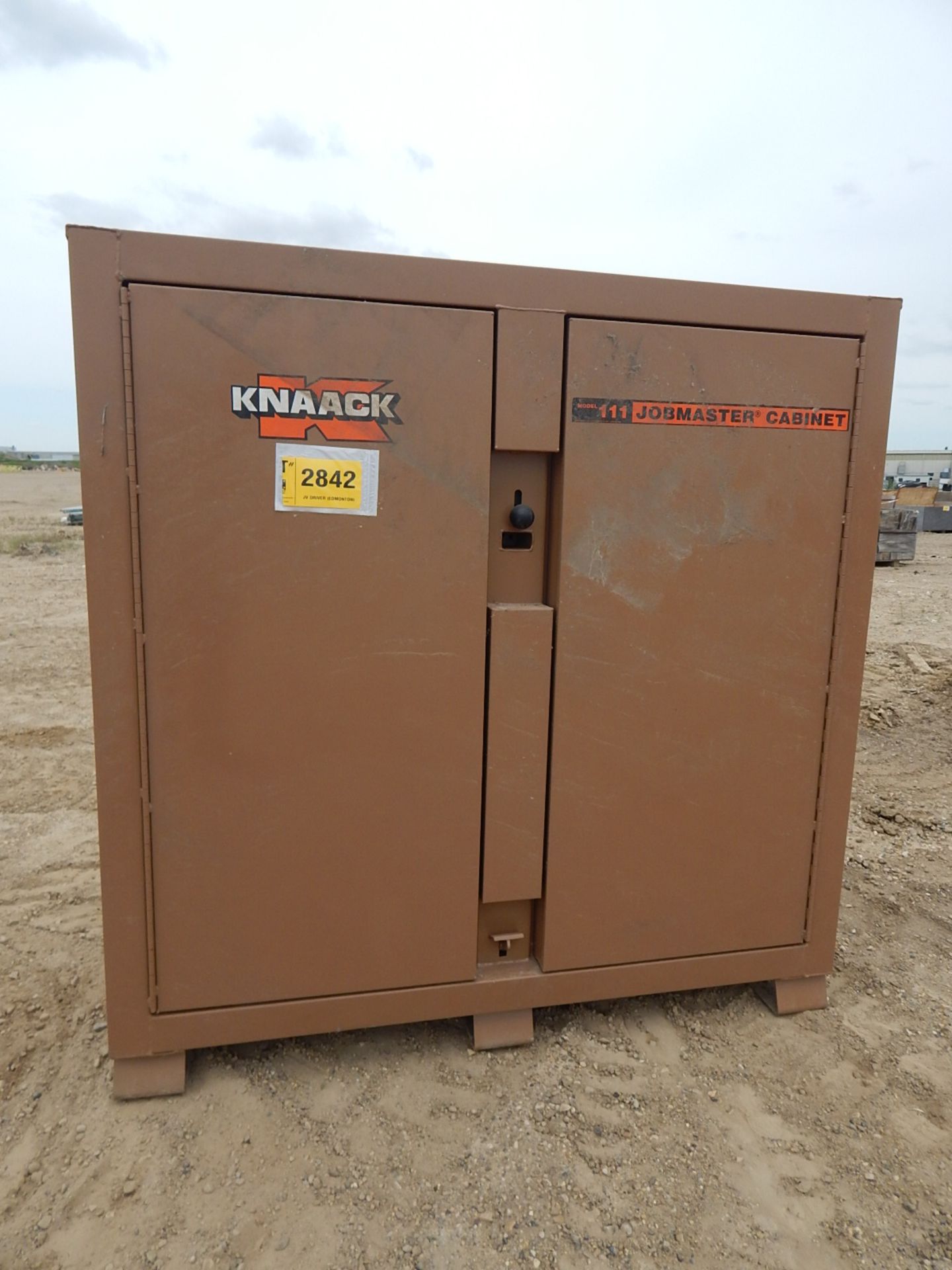 KNAACK 2-DOOR JOBMASTER CABINET, S/N: N/A