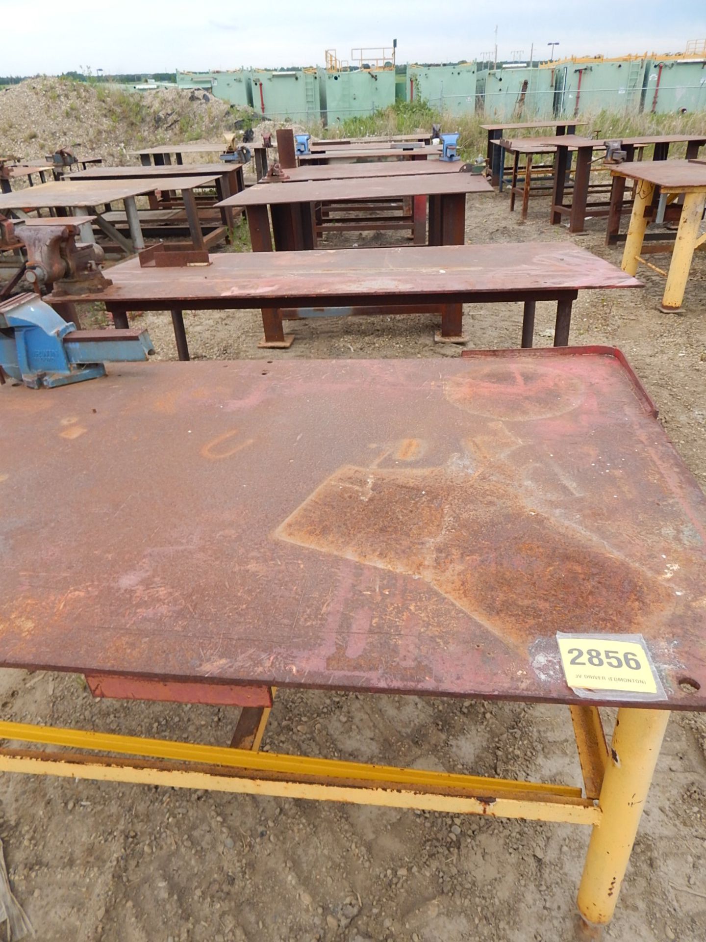 LOT/ STEEL WORK TABLES