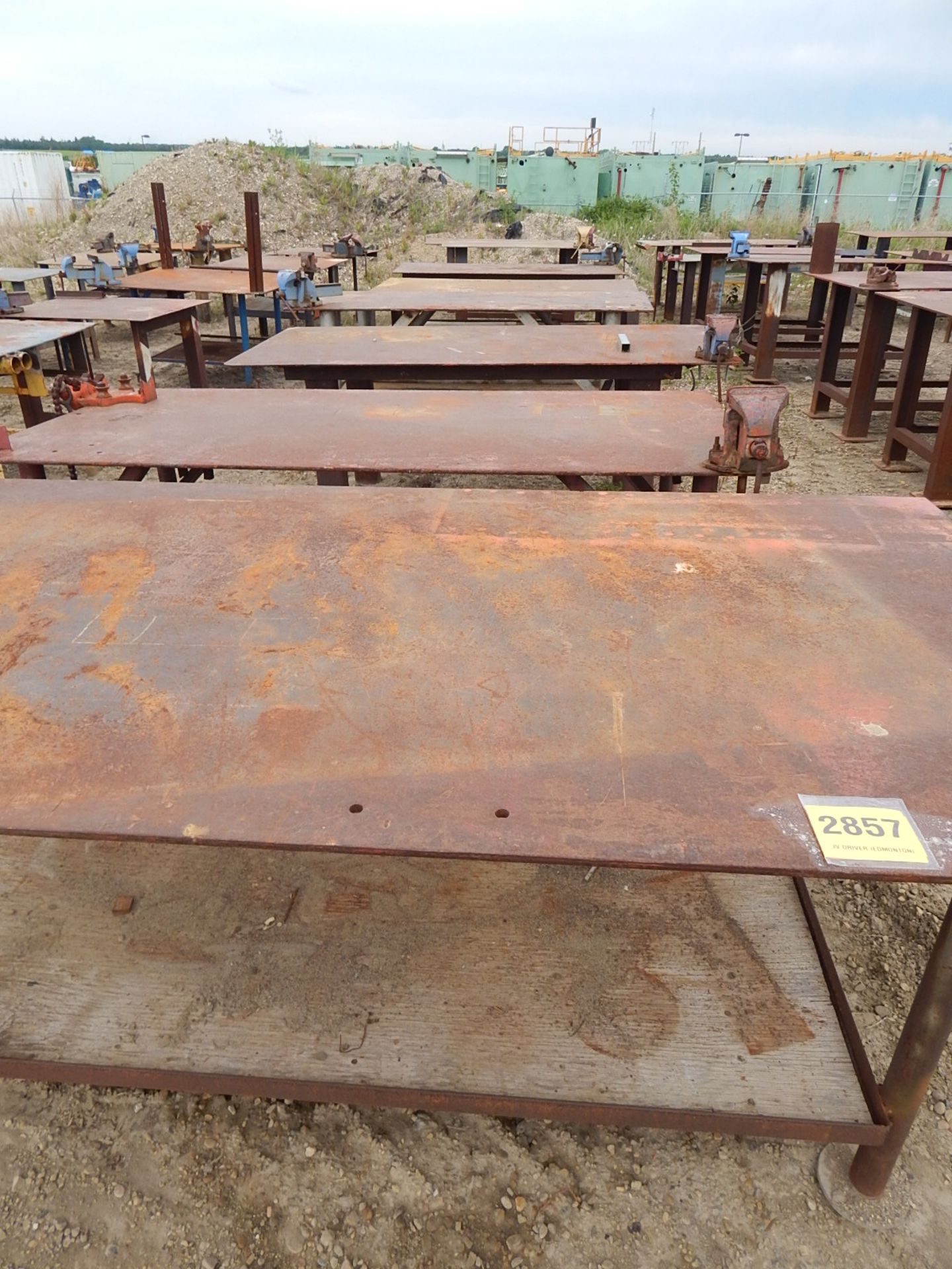 LOT/ STEEL WORK TABLES