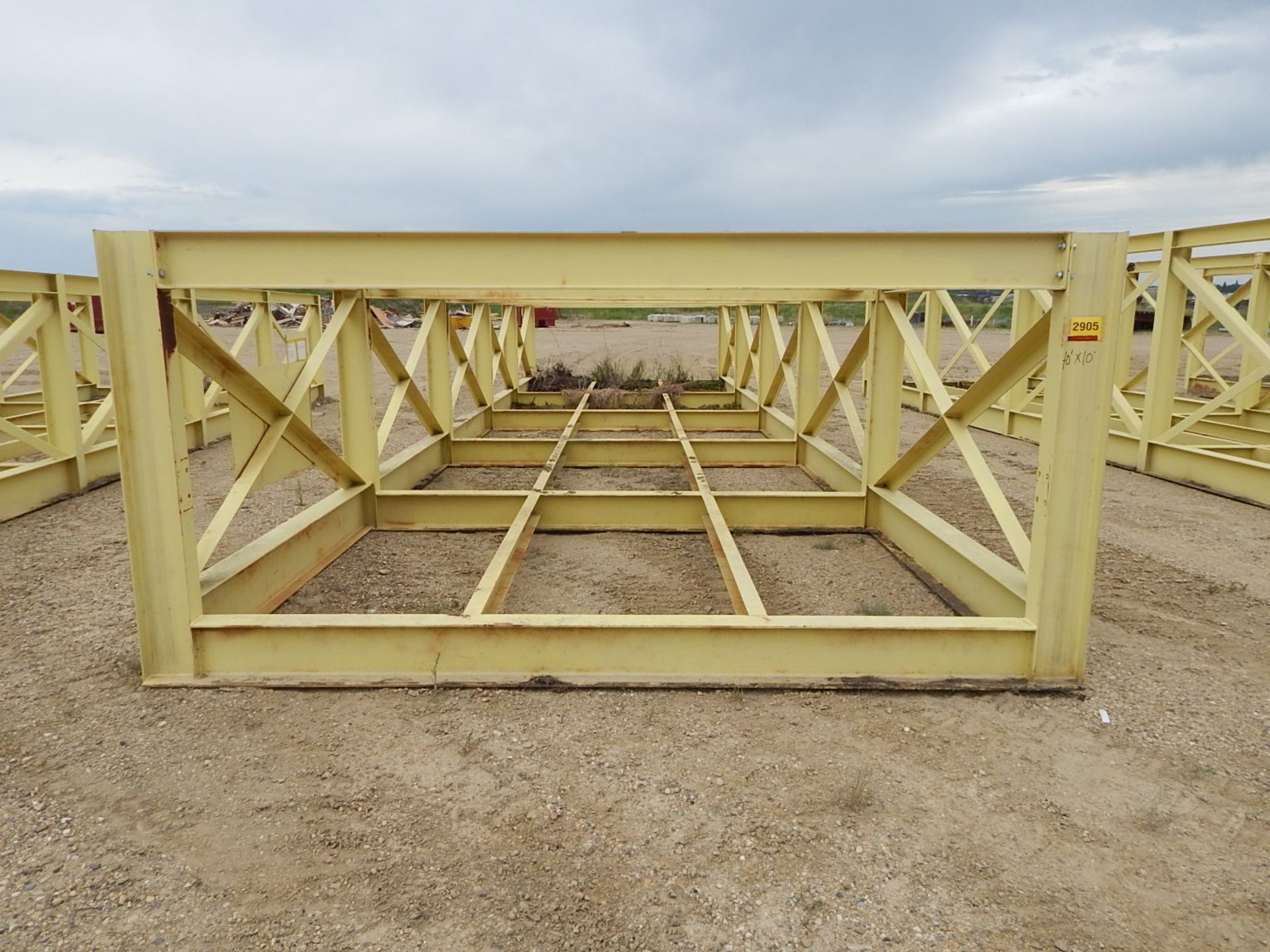 APPROX. 40'X10' STEEL SHIPPING FRAME, S/N: N/A (CI)