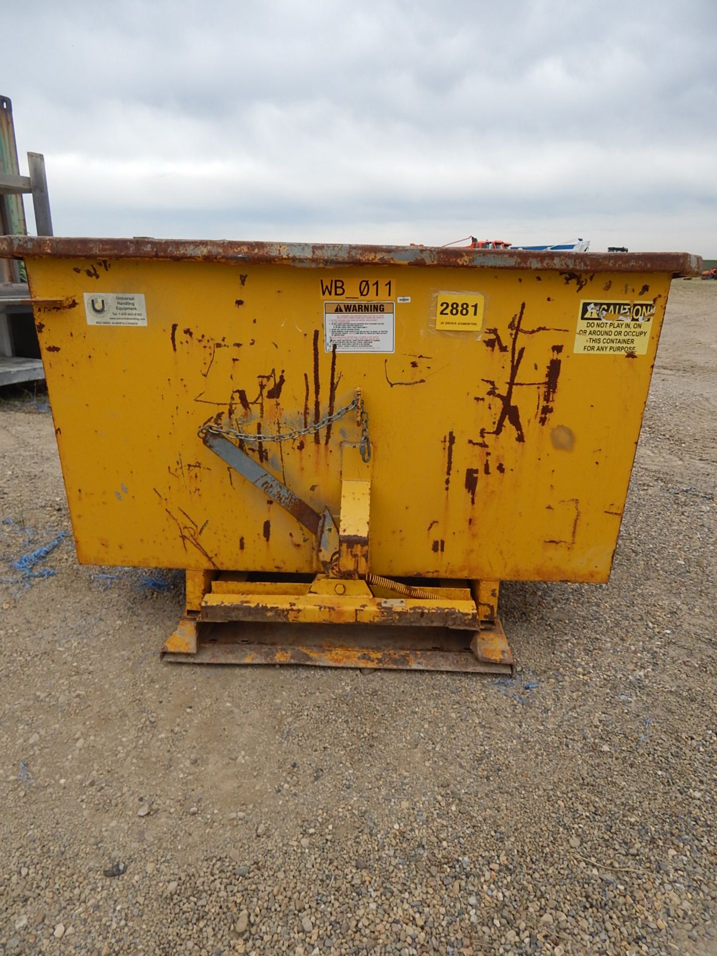 DUMPING HOPPER, S/N: N/A