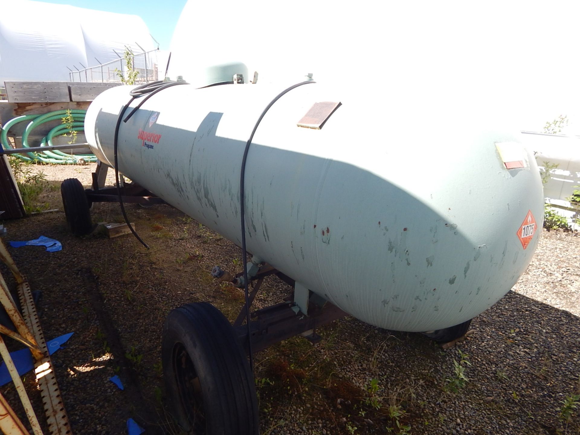 SUPERIOR TOWABLE LARGE CAPACITY PROPANE STORAGE TANK, S/N: N/A (CI) - Image 2 of 2