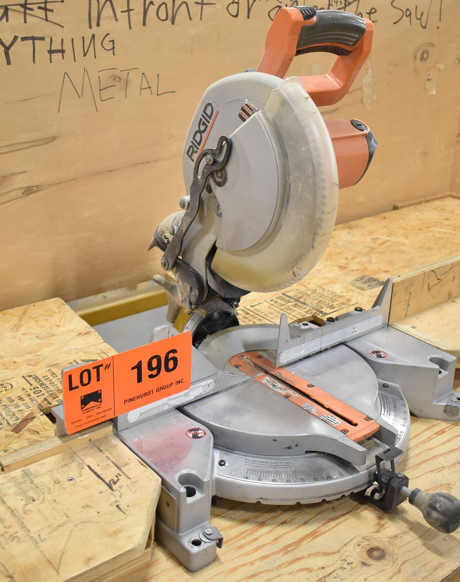 RIDGID 10" MITRE SAW - Image 2 of 2