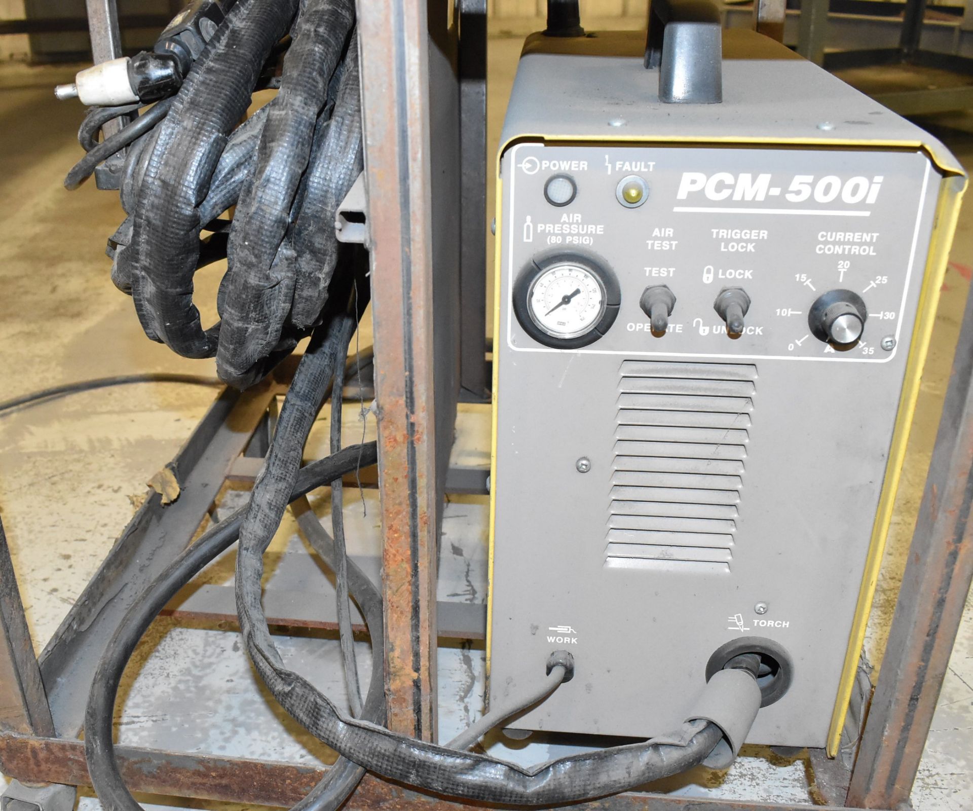 ESAB PCM-500 PLASMA CUTTER WITH CABLES & GUN, S/N: N/A [RIGGING FEES FOR LOT #14 - $25 USD PLUS - Image 2 of 3