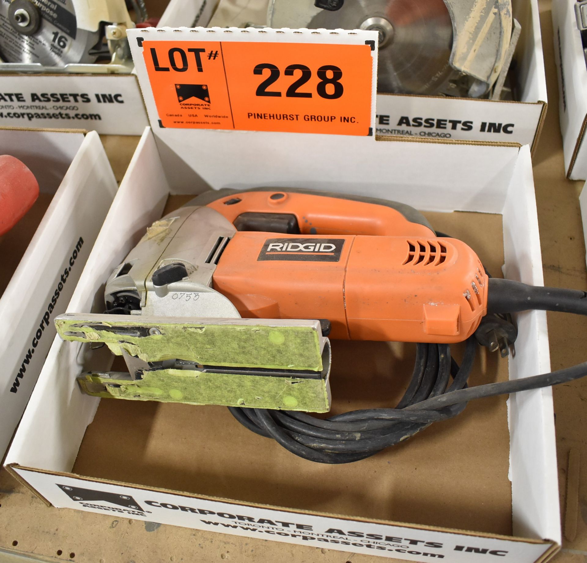 RIDGID ELECTRIC JIGSAW