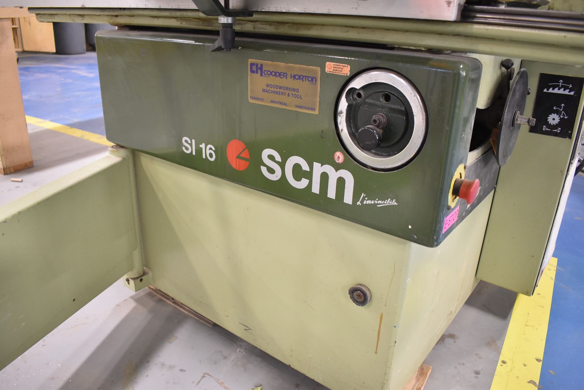 SCM S116 14" DISC SANDER WITH 45"X32" TABLE, 45 DEG. MAX. DISC ANGLE, SLIDING TABLE ATTACHMENT, - Image 3 of 5