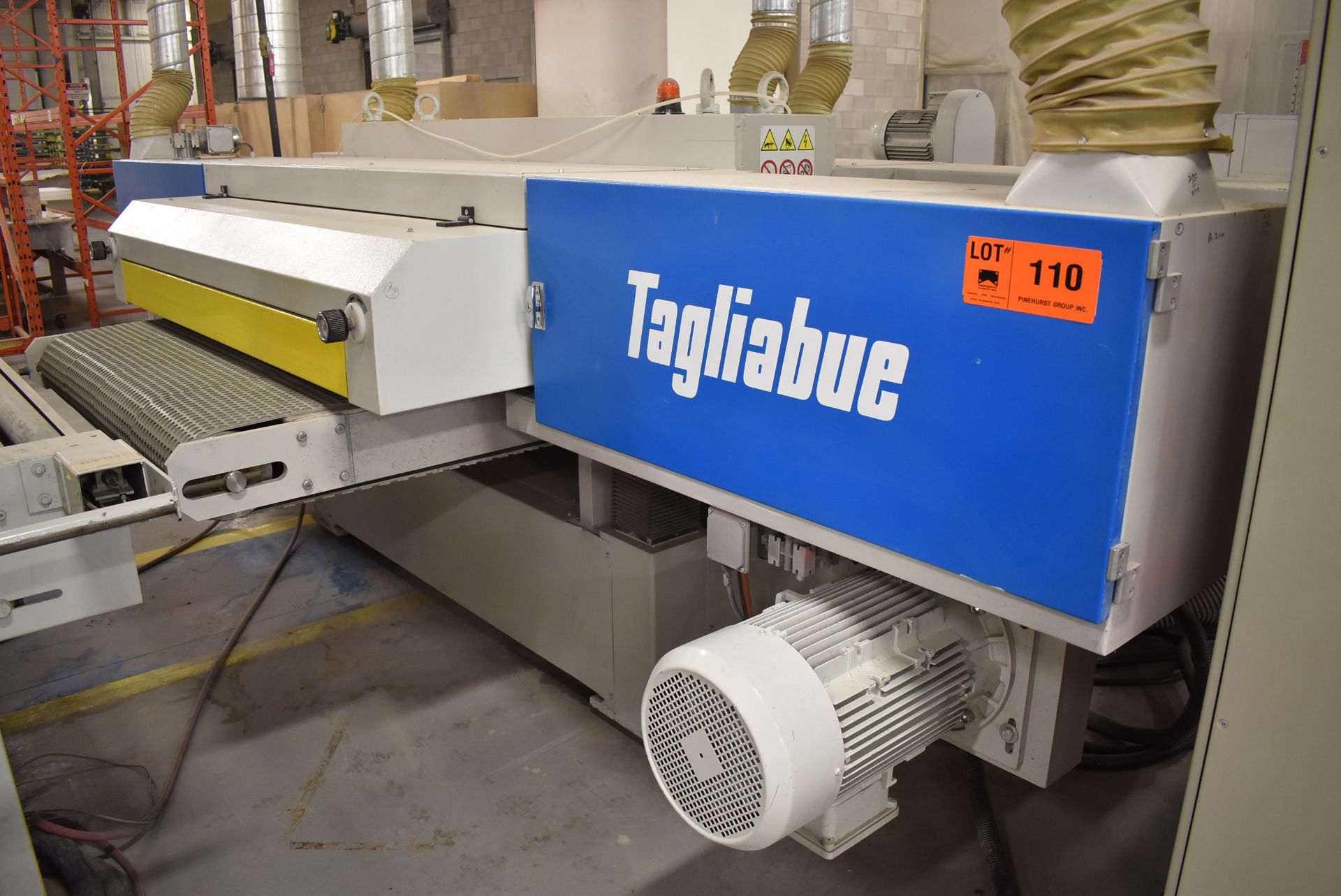 TAGLIABUE (2008) TAG TT3 1550 CNC DUAL BELT HORIZONTAL SANDER WITH TOUCH SCREEN CNC CONTROL, (2)