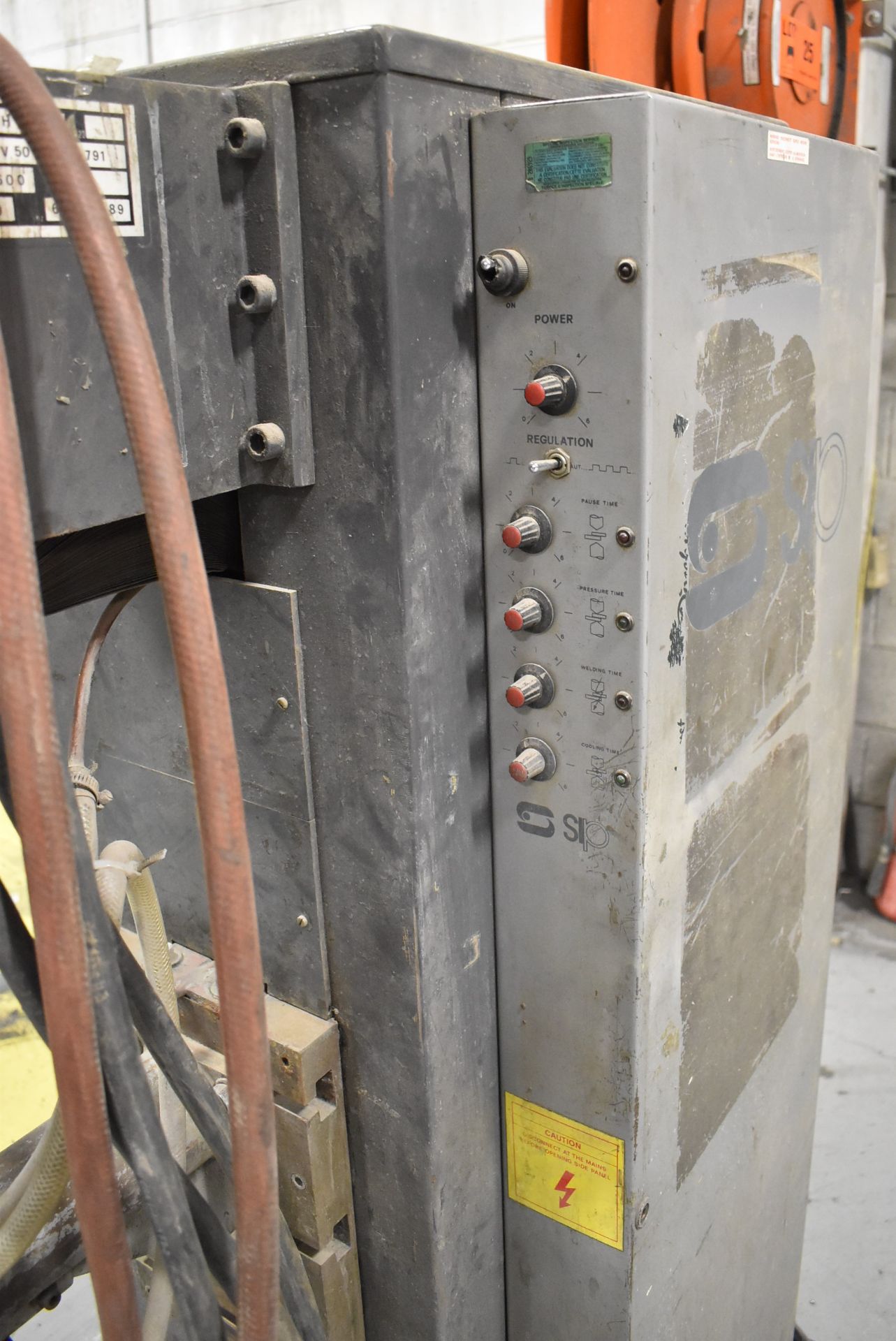 SIP PPV50 ROCKER ARM TYPE SPOT WELDER WITH 50 KVA, S/N: 791 [RIGGING FEES FOR LOT #23 - $125 USD - Image 3 of 4