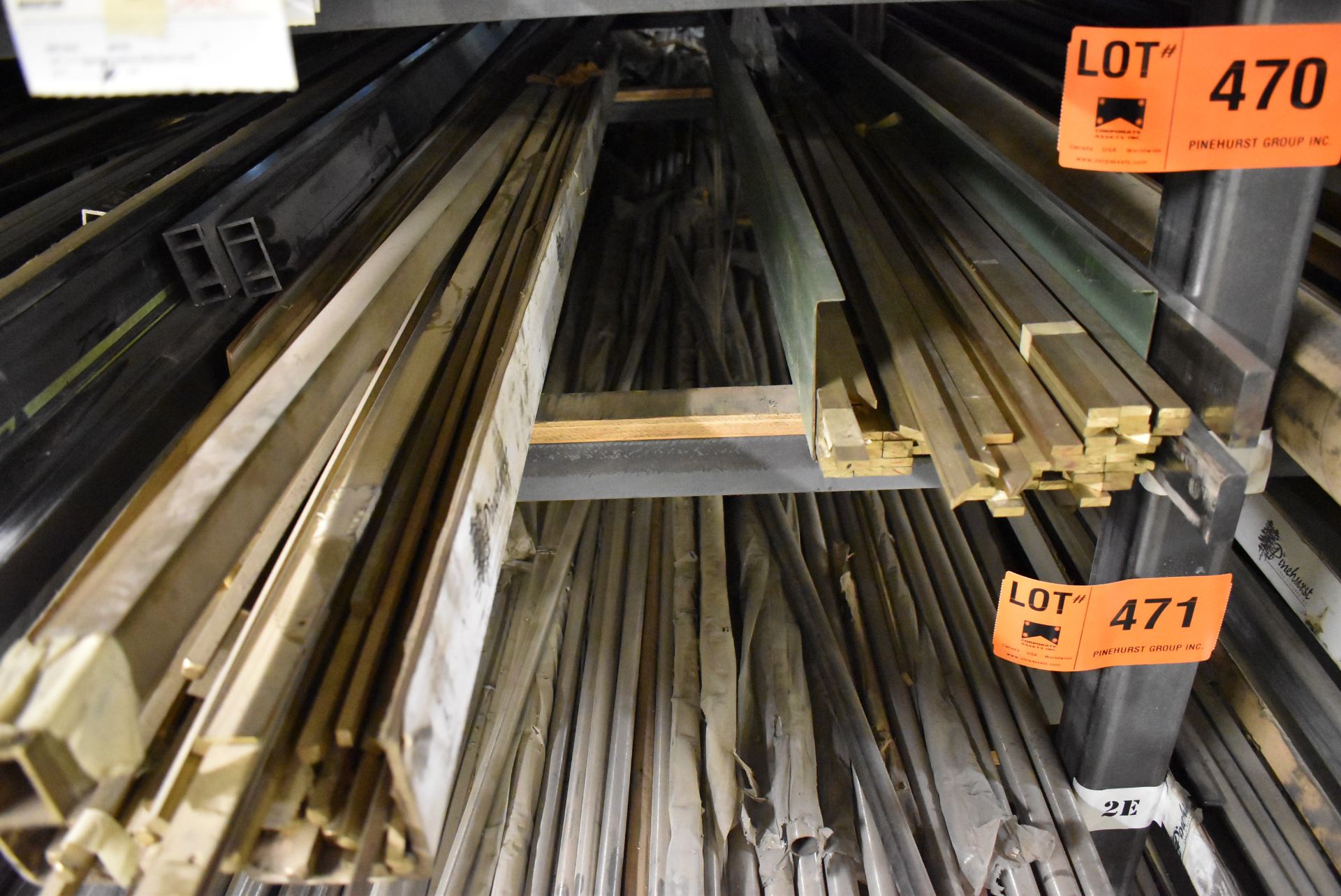 LOT/ BRASS FLATBAR, BRASS ROD, BRUSHED FINISH STAINLESS STEEL TUBE VARIOUS SIZES