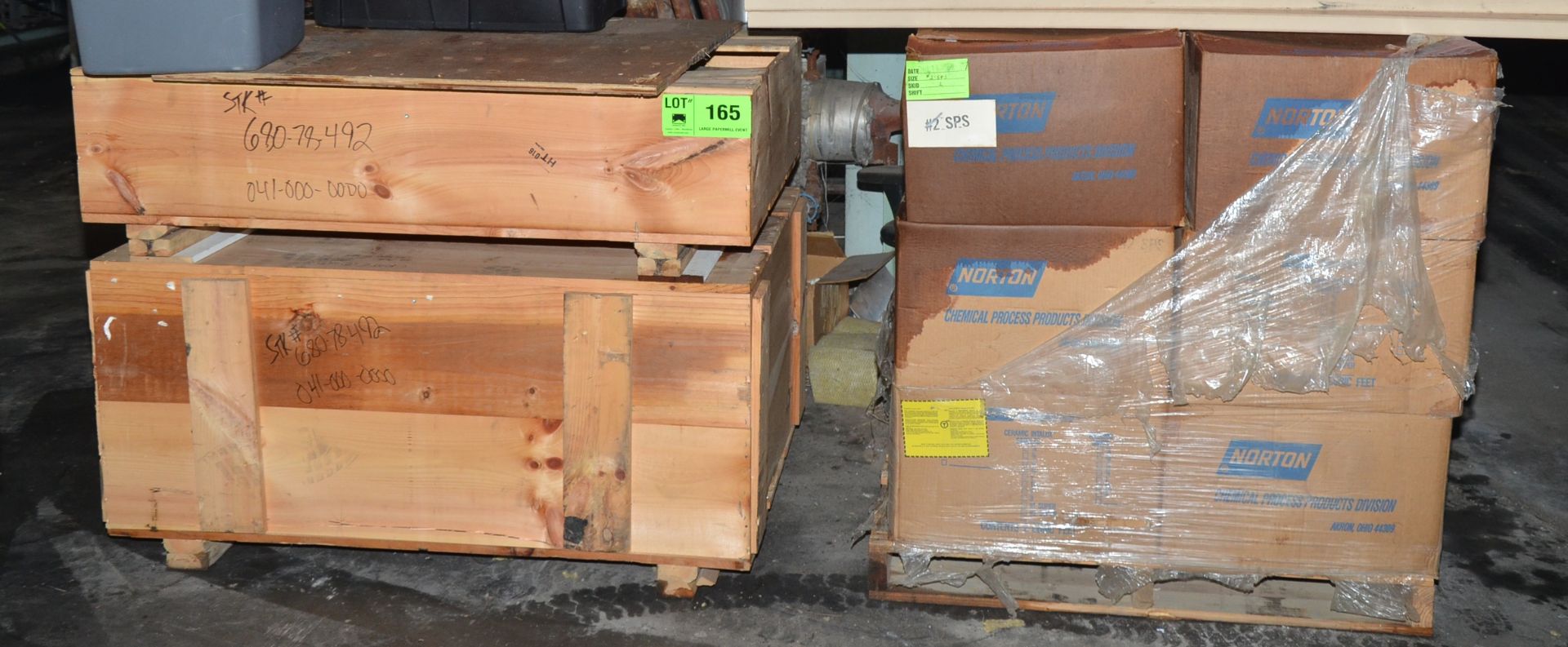 LOT/ (2) PALLETS WITH PARTS AND COMPONENTS