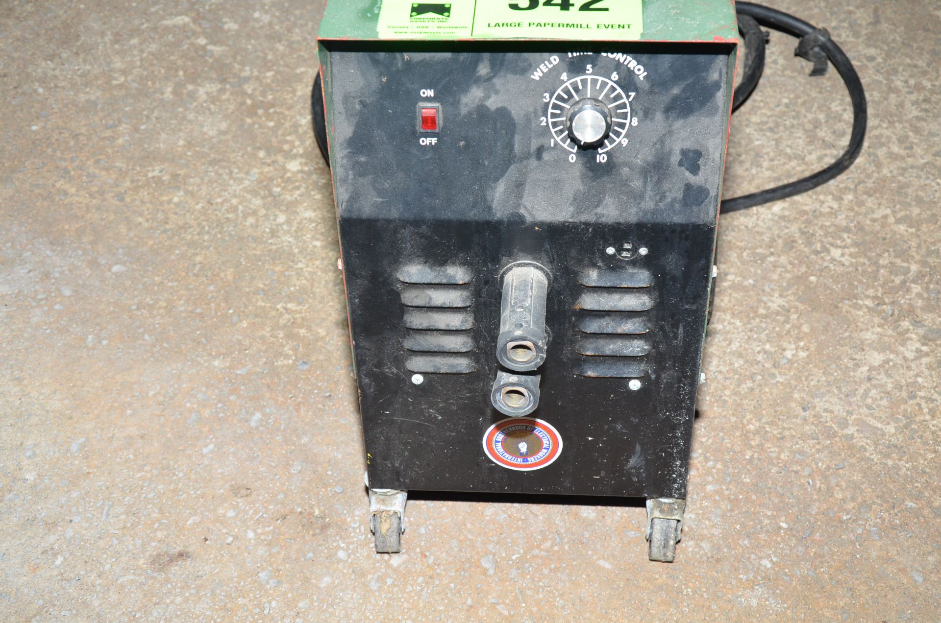 ABW PORTABLE SPOT WELDER WITH CABLES AND GUN, S/N ABW-1 [RIGGING FEES FOR LOT #542 - $85 USD PLUS - Image 2 of 4