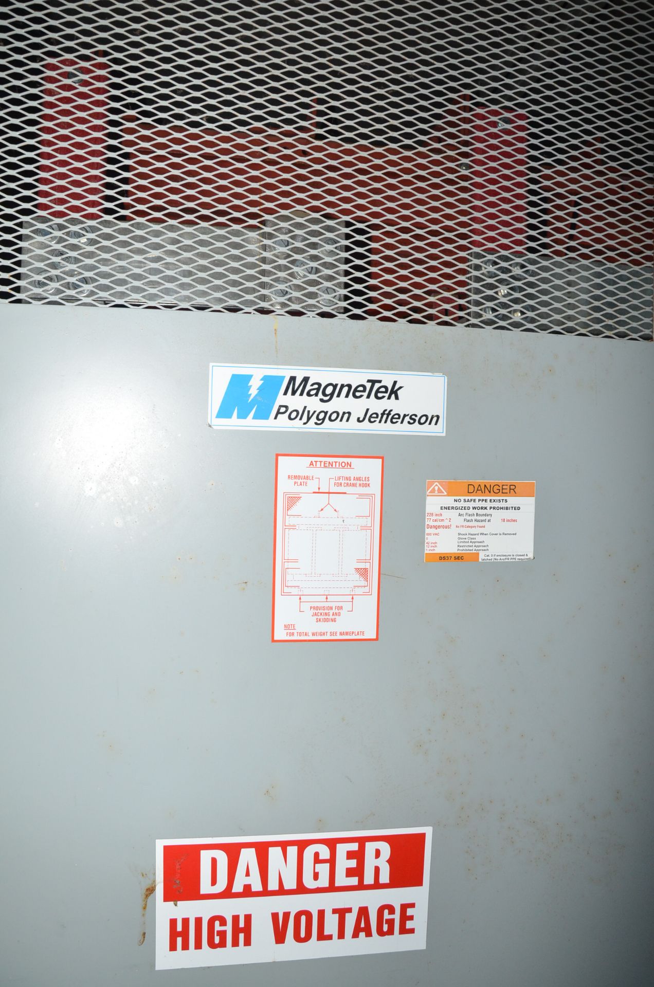 POLYGON-JEFFERSON 2,500KVA/13,800-600/347V/3PH/60HZ DRY TYPE TRANSFORMER WITH WESTINGHOUSE BREAKER - Image 7 of 7