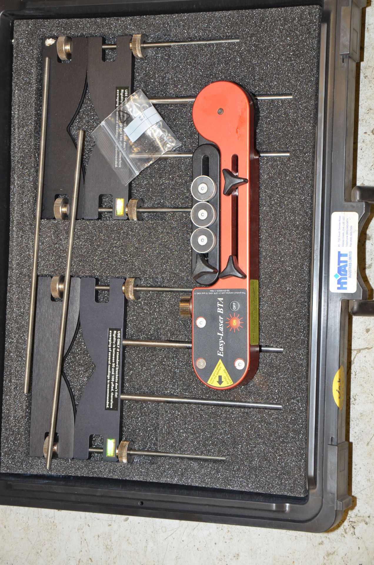 LOT/ EASY-LASER BTA LASER LEVELING KIT [RIGGING FEES FOR LOT #41 - $85 USD PLUS APPLICABLE TAXES] - Image 2 of 2