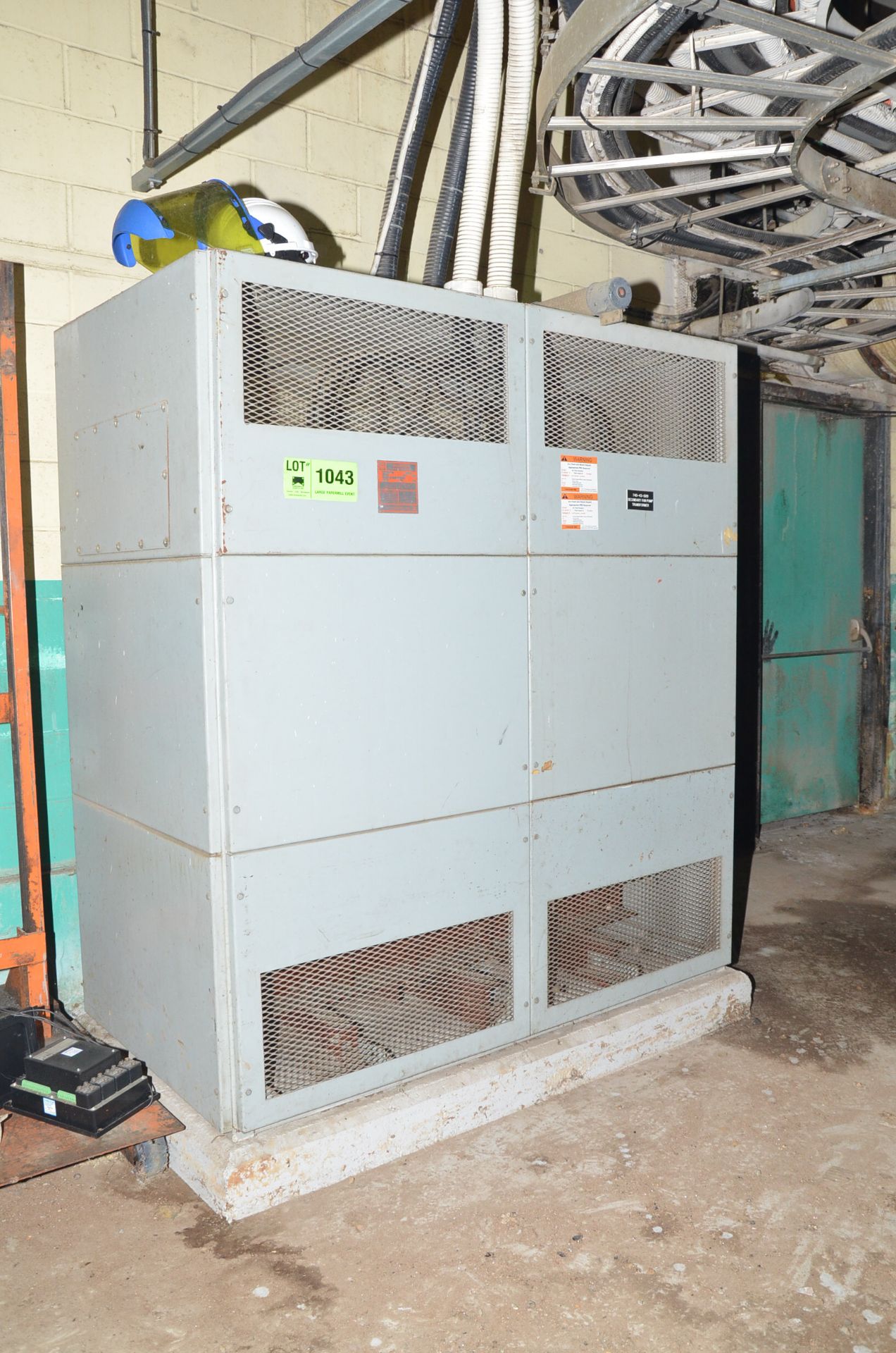 POLYGON 450KVA/575-460/266V/3PH/60HZ DRY TYPE TRANSFORMER, S/N 15513 [RIGGING FEES FOR LOT #