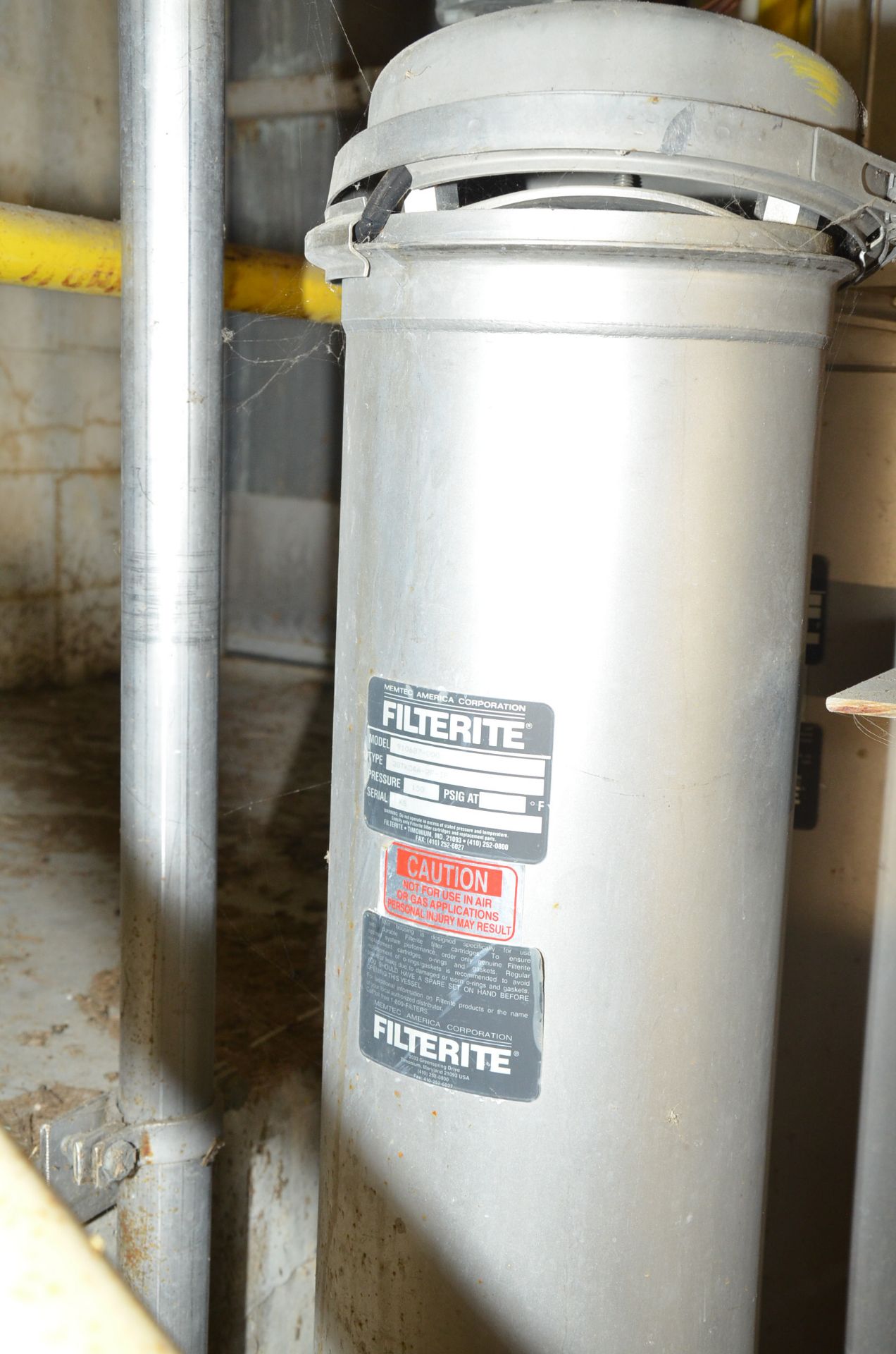 LOT/ CONTENTS OF HYDROGEN PEROXIDE UNLOADING STATION CONSISTING OF STAINLESS STEEL HOLDING TANK, (2) - Image 7 of 10