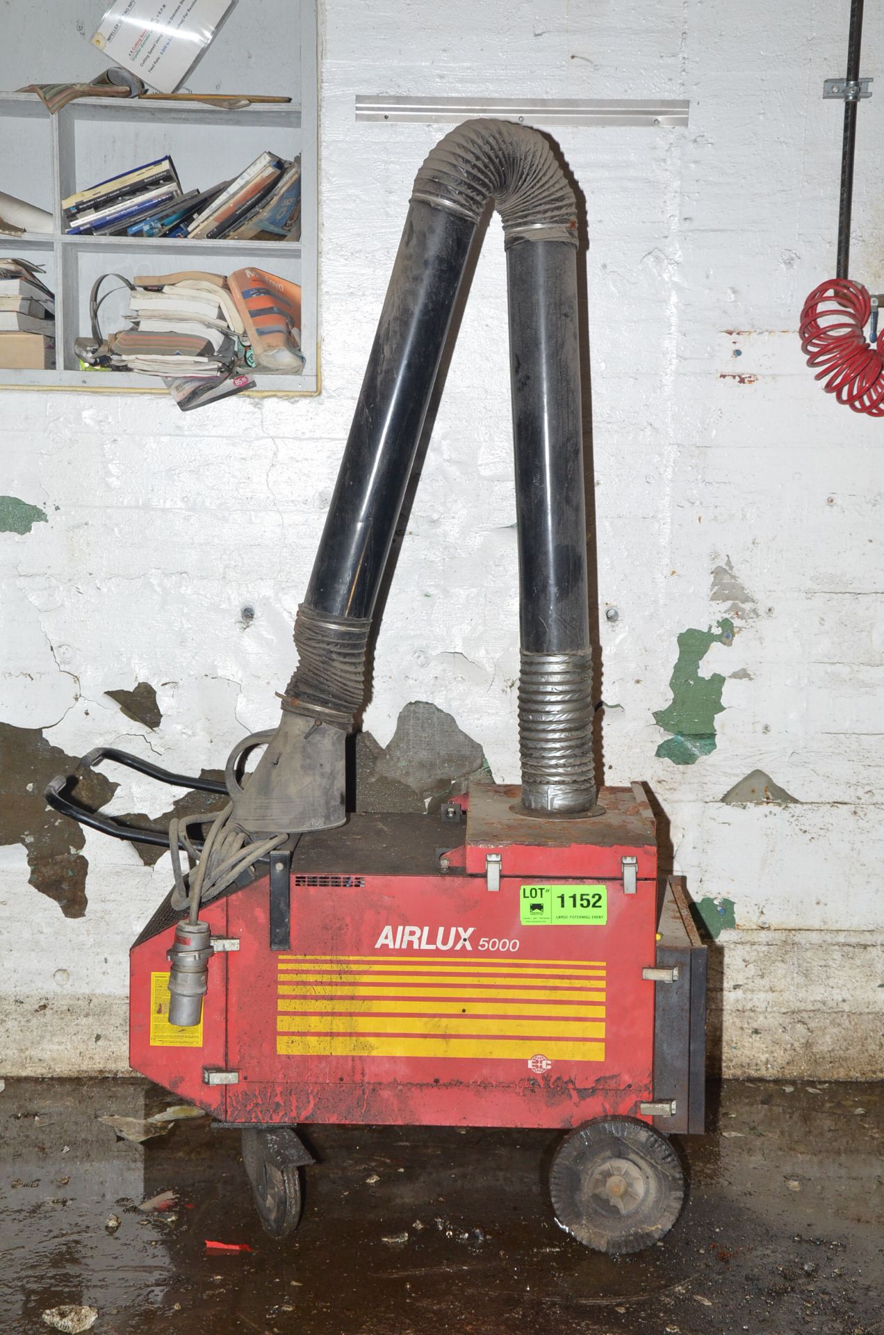 AIRLUX 5000 PORTABLE WELDING FUME EXTRACTOR, S/N N/A [RIGGING FEES FOR LOT #1152 - $60 USD PLUS