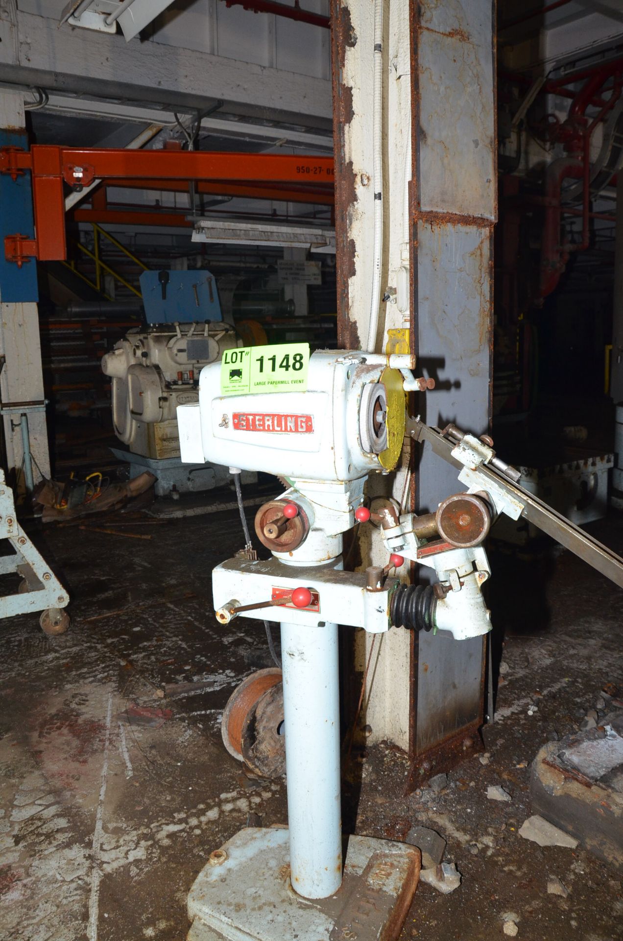 STERLING 2" PEDESTAL DRILL GRINDER, S/N DG0263 [RIGGING FEES FOR LOT #1148 - $60 USD PLUS APPLICABLE