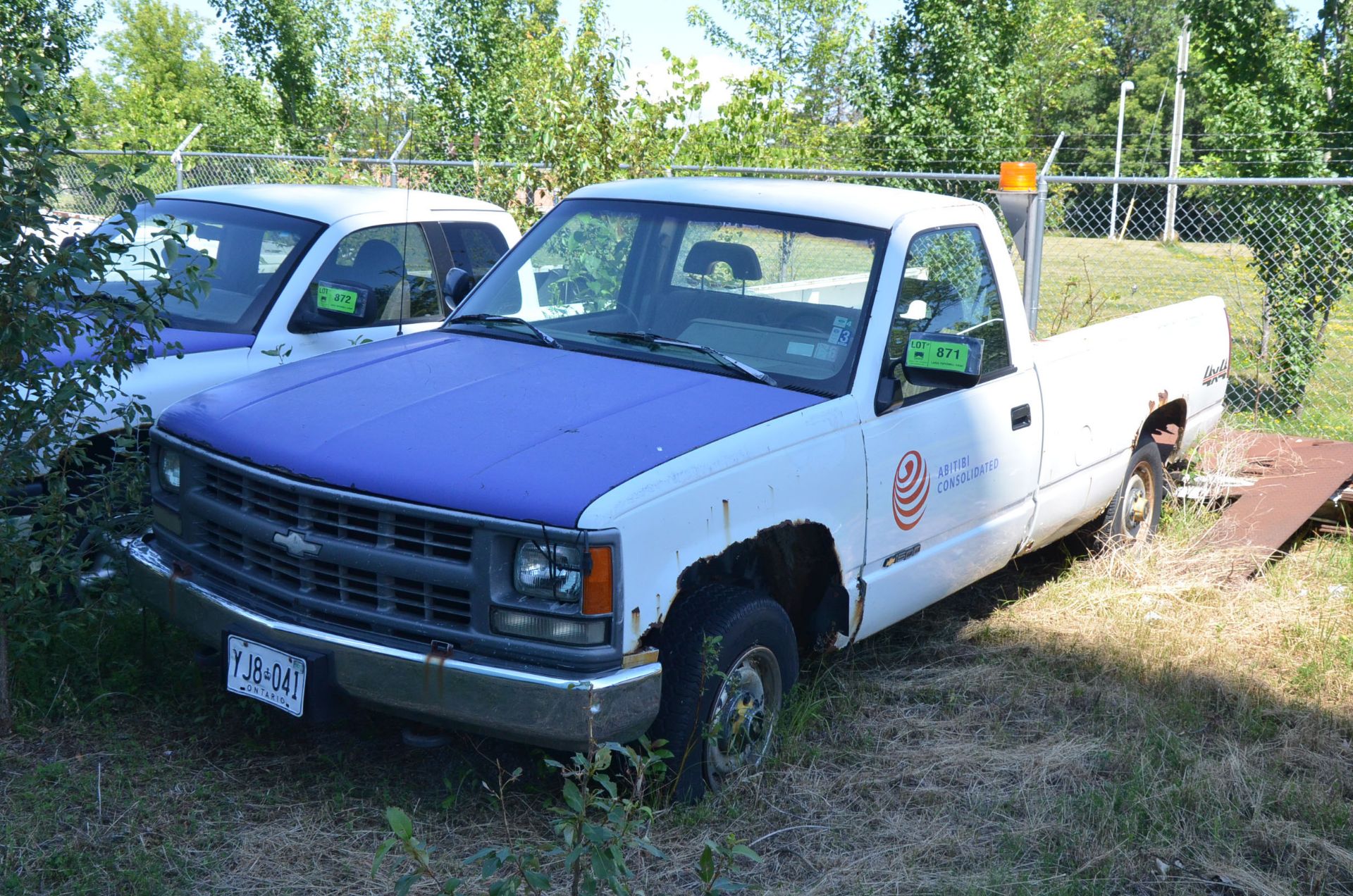 CHEVROLET K1500 REGULAR CAB PICKUP TRUCK, VIN N/A (OFF-ROAD/YARD TRUCK ONLY - NOT PLATED) [RIGGING