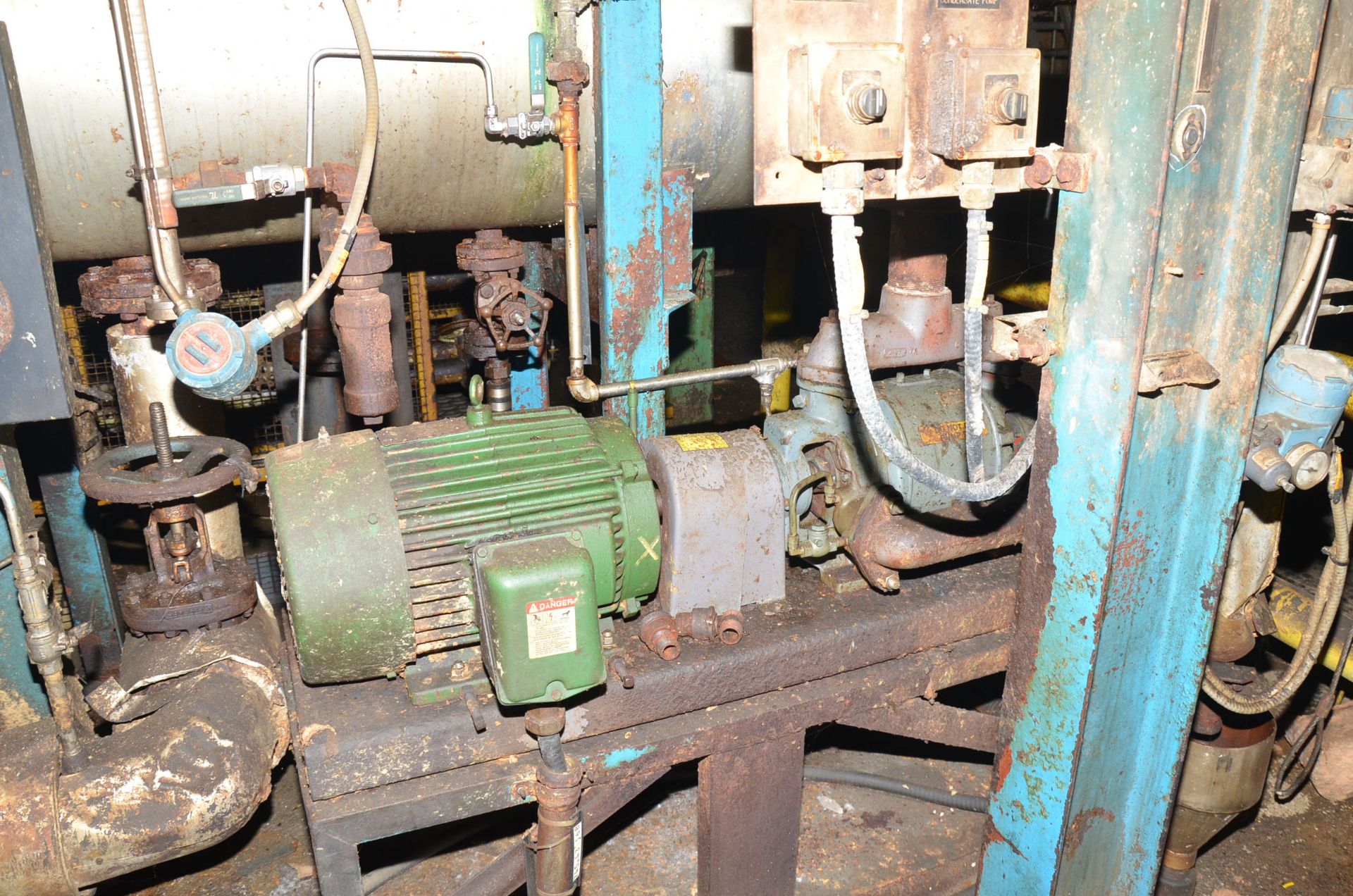 DURCO CENTRIFUGAL PUMP WITH ELECTRIC DRIVE MOTOR, S/N N/A [RIGGING FEES FOR LOT #1019 - $1350 USD - Image 2 of 2