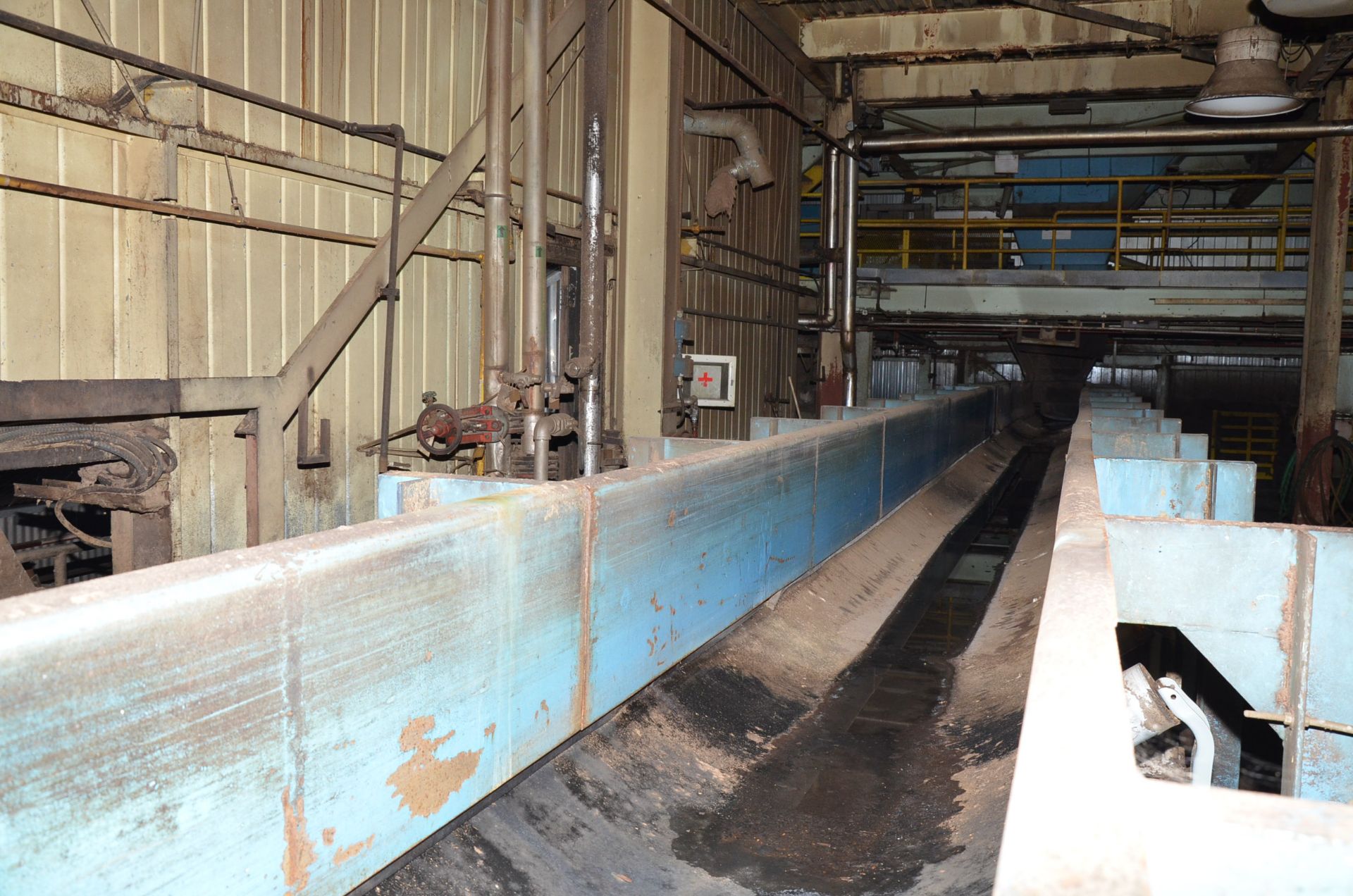 DINGWELLS 24" X 80' APROX. POWERED HORIZONTAL BELT CONVEYOR WITH DISCHARGE CHUTE, S/N N/A [RIGGING - Image 3 of 3