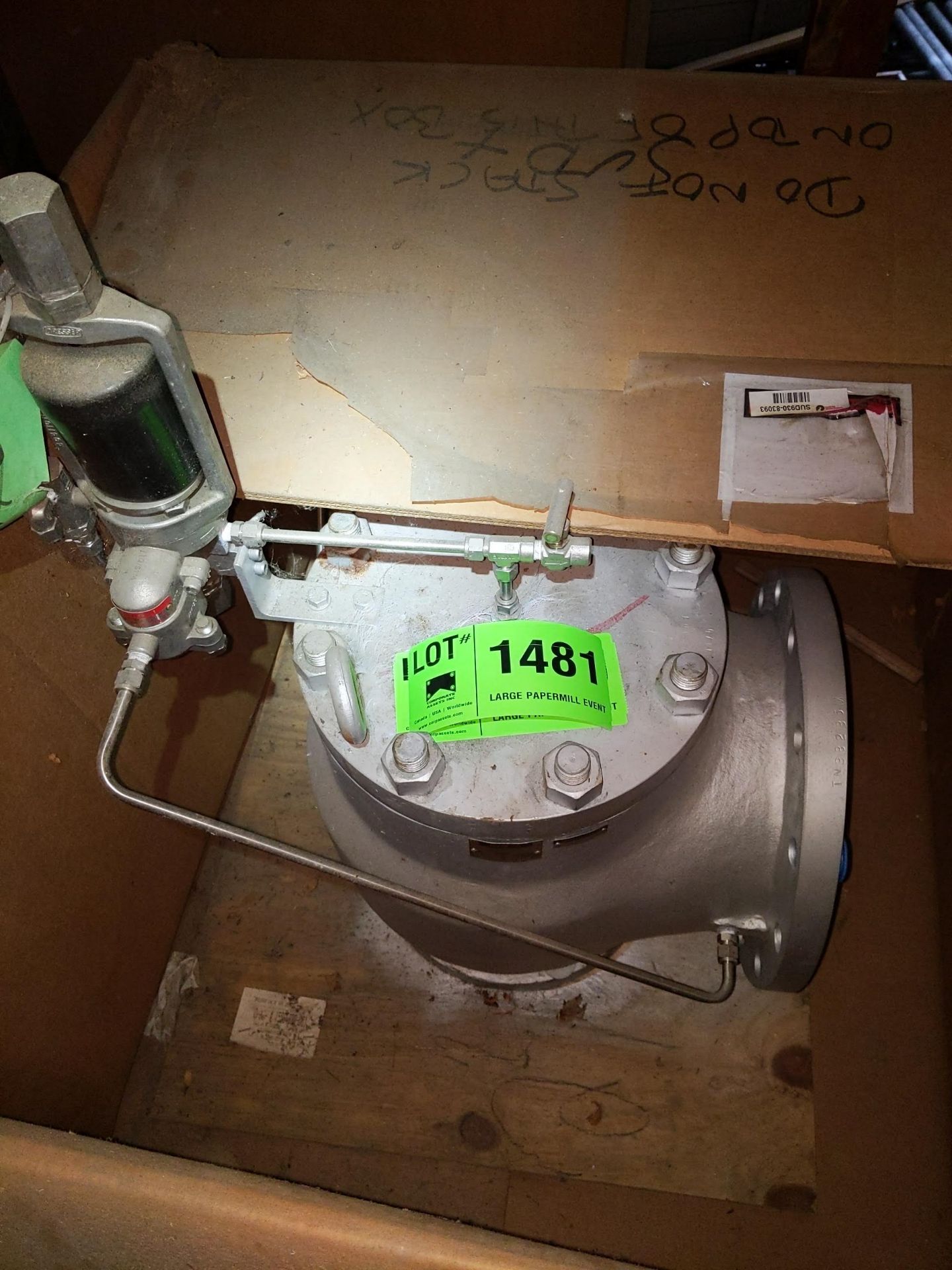 GE CONSOLIDATED 3900 MPV SERIES 3905T-4-CC-T-RF-SS SIZE 8 PILOT OPERATED SAFETY RELIEF VALVE, S/N
