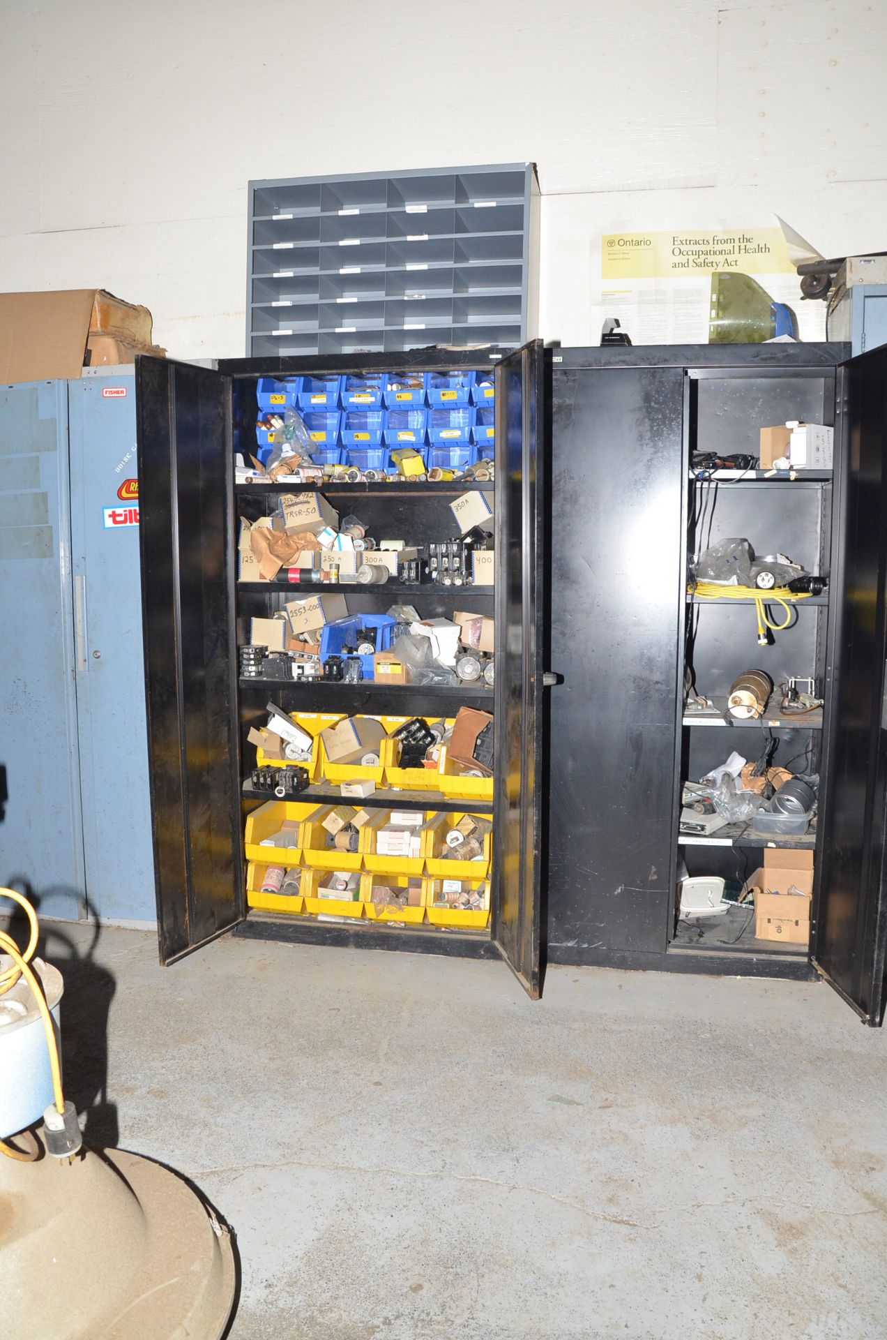 LOT/ (4) HYBOY CABINETS WITH CONTENTS [RIGGING FEES FOR LOT #1182 - $175 USD PLUS APPLICABLE TAXES] - Image 3 of 3