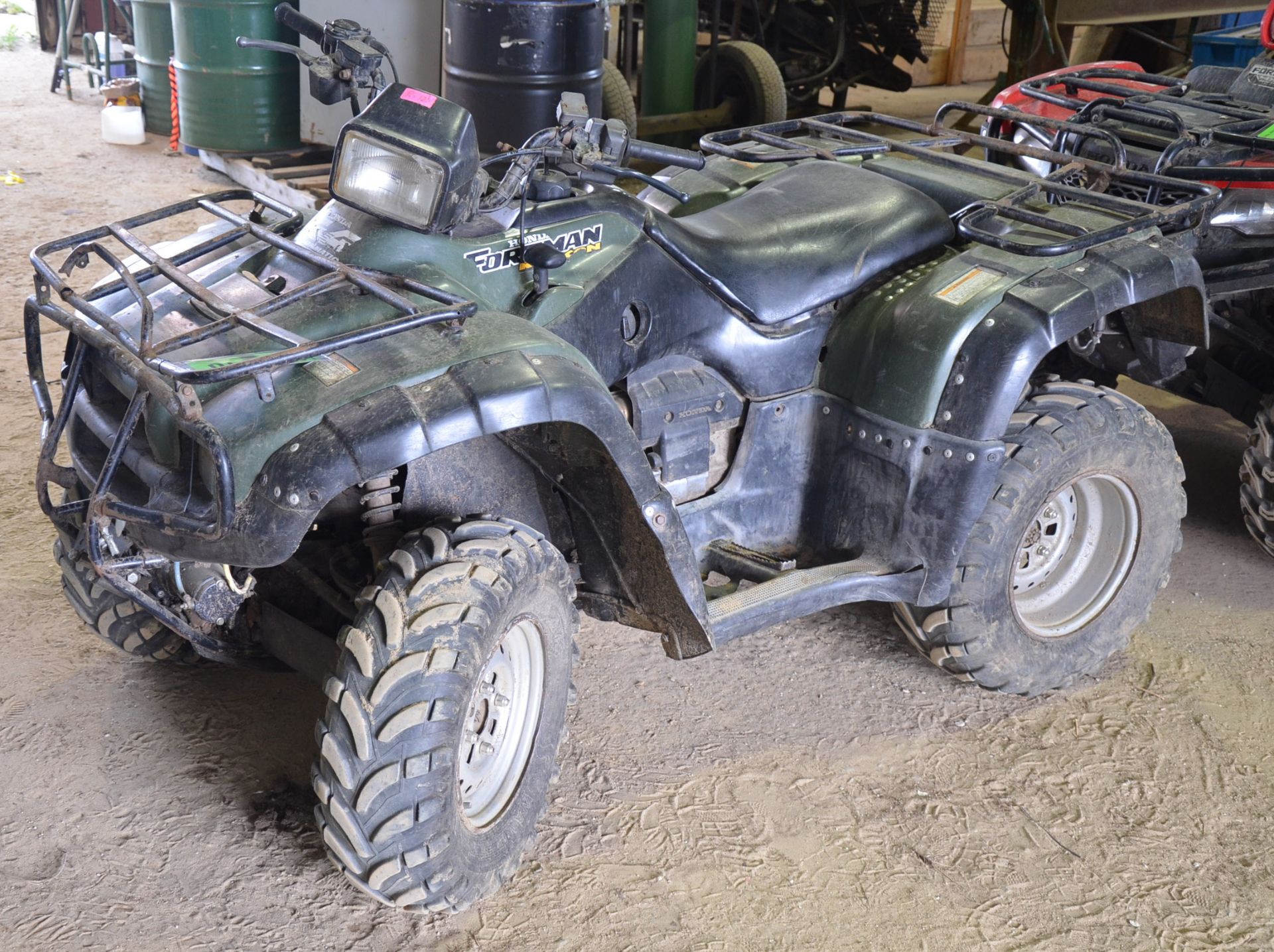 HONDA (2004) TRX500 FOREMAN 4X4 ATV WITH 500CC FOUR STROKE ENGINE, PUSH BUTTON SEMI-AUTOMATIC