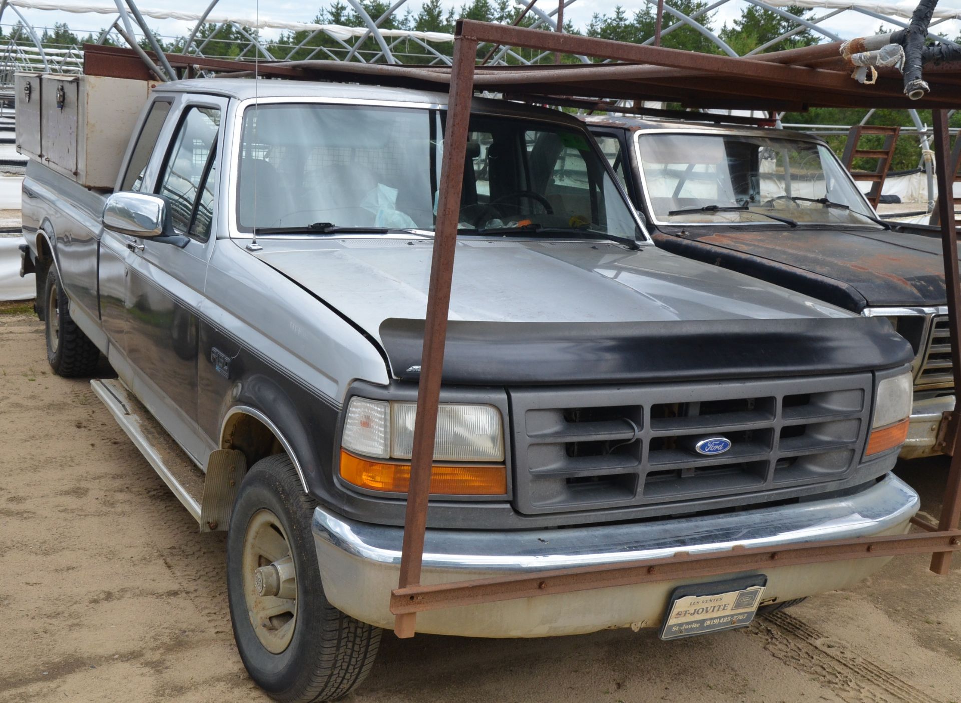 FORD (1993) F150XL PICKUP TRUCK WITH ROOFTOP WORK PLATFORM, S/N VIN 1FTEX14N8PKB08863 (OFF ROAD ONLY - Image 2 of 4