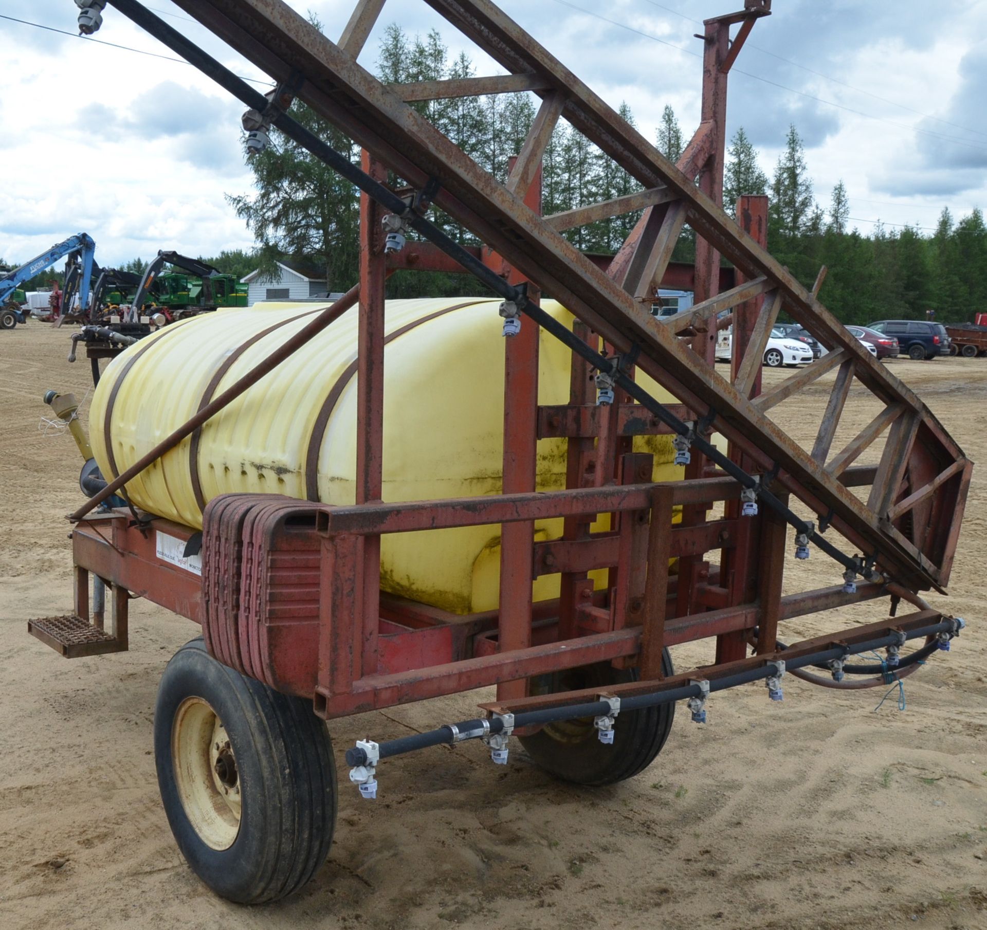 WEST JOVAN TRAILER MOUNTED SPRAYER WITH 500GAL CAPACITY TANK, PTO DRIVEN PUMP, S/N VIN N/A (FARM - Image 3 of 4