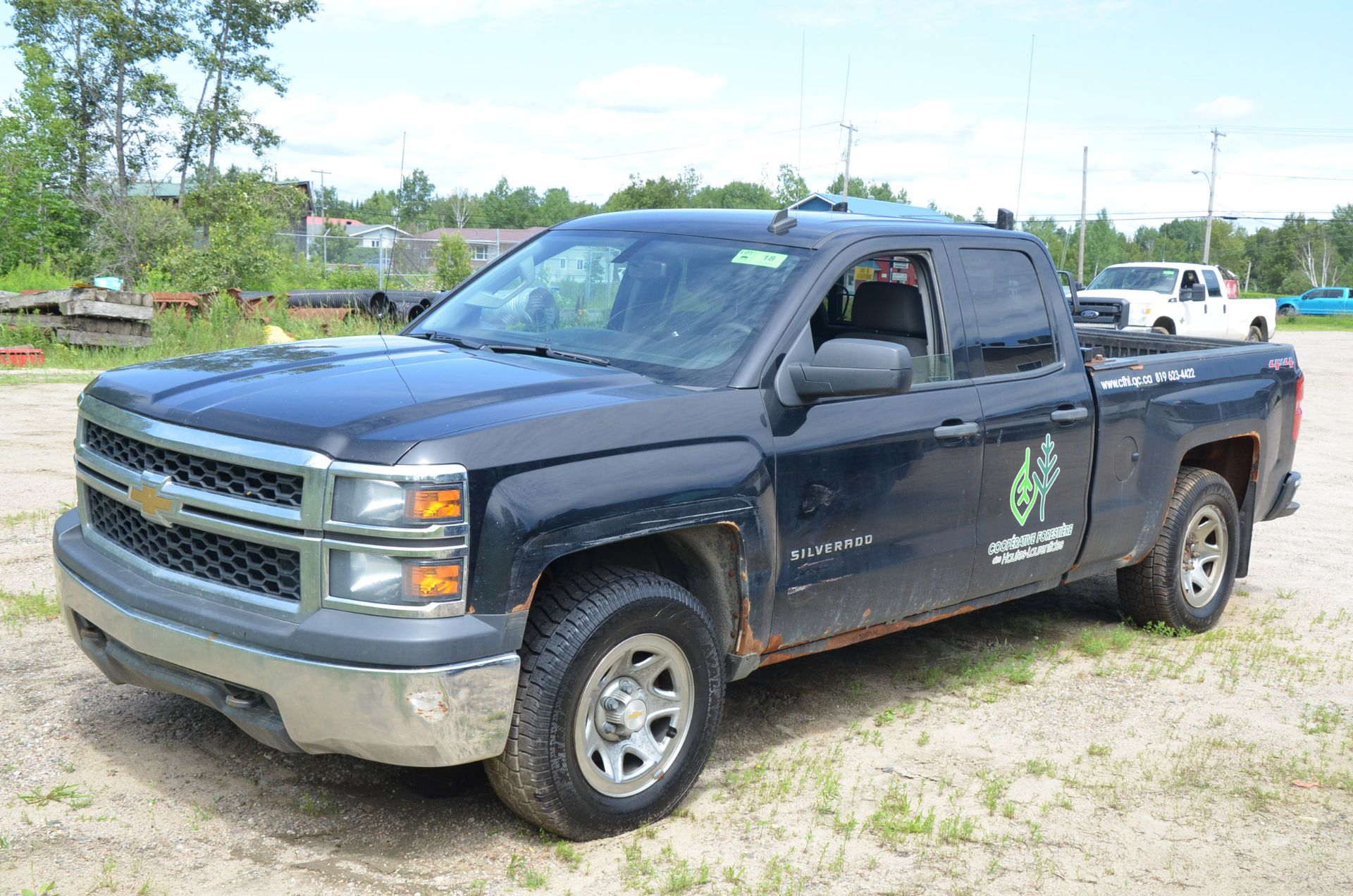 CHEVROLET (2014) SILVERADO 1500 LT EXTENDED CAB FOUR DOOR PICKUP TRUCK WITH 5.3LITER V8 GAS