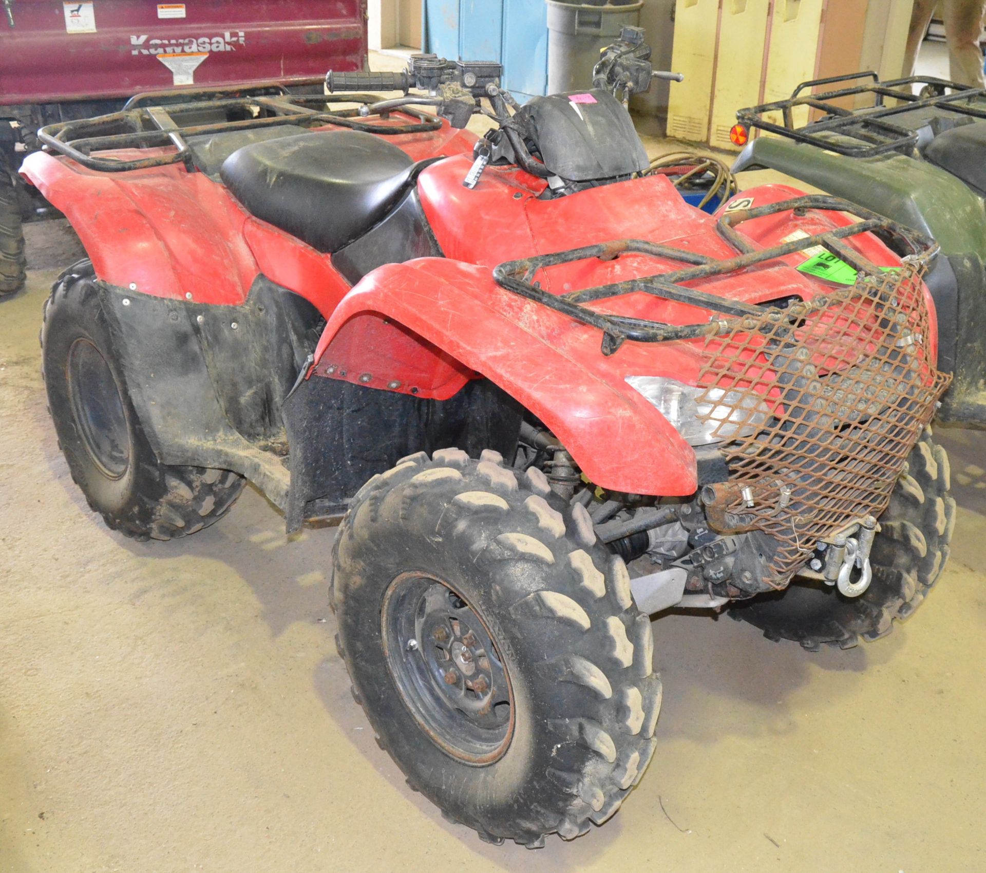 HONDA (2011) TRX500 FOREMAN 4X4 ATV WITH 500CC FOUR STROKE ENGINE, PUSH BUTTON SEMI-AUTOMATIC