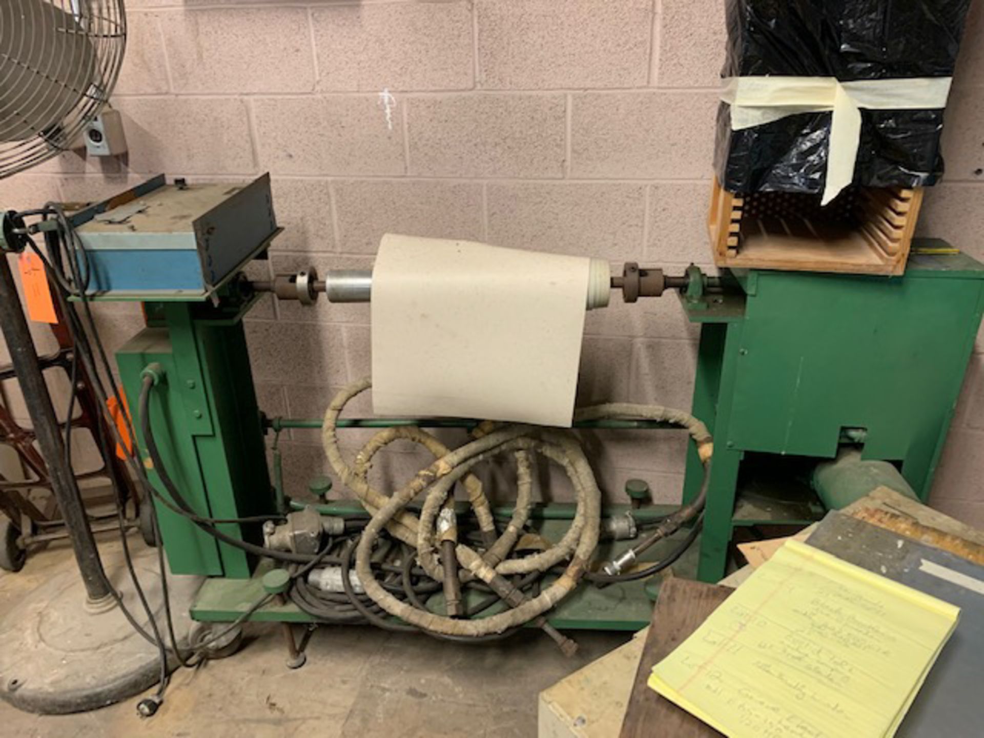 ALLEN BRADLEY 24" SINGLE SHAFT WINDER WITH APPROX. 24" DIAMETER ROLL, S/N: N/A [RIGGING FEES FOR LOT - Image 2 of 3
