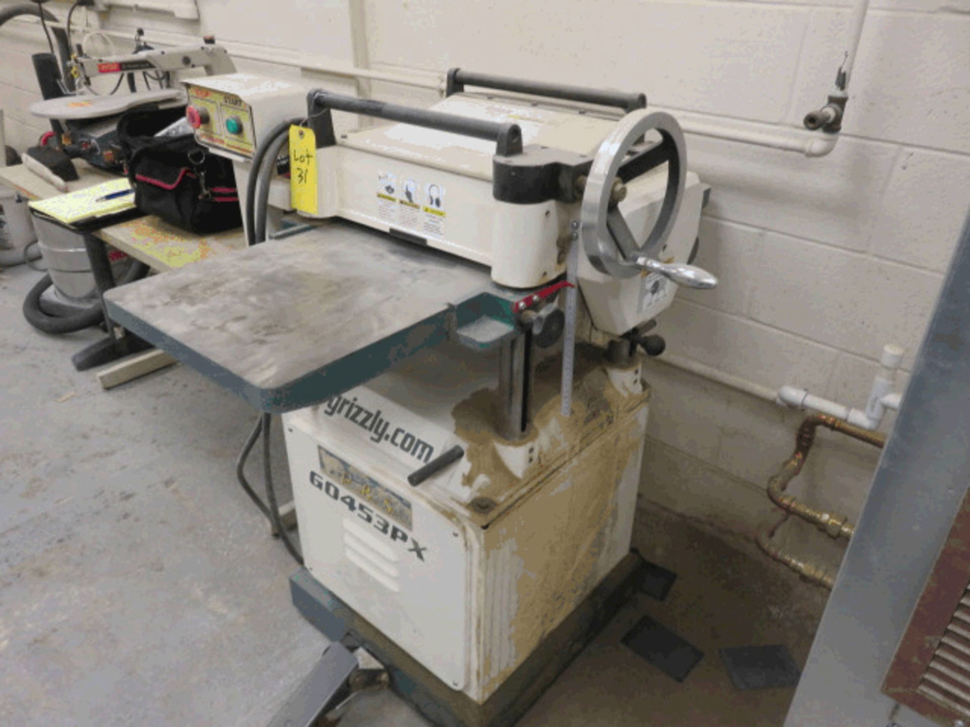 GRIZZLY (2012) G0453PX PLANER WITH 3 HP, S/N: GPX15-1148 (CI) [RIGGING FEES FOR LOT #31 - $250 USD - Image 2 of 3