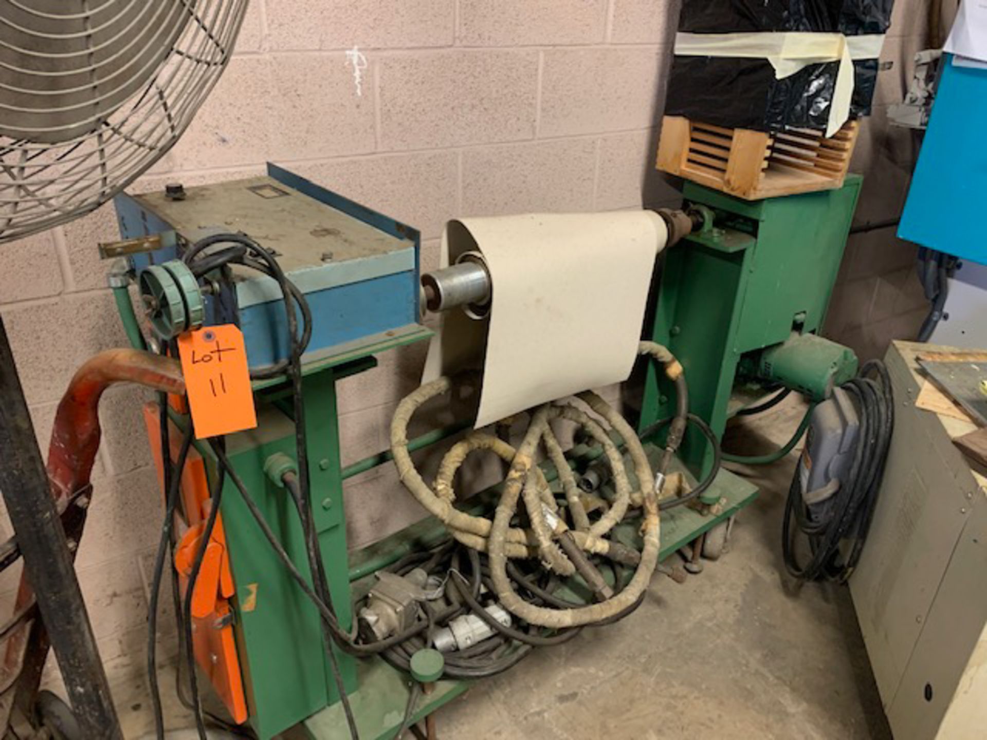 ALLEN BRADLEY 24" SINGLE SHAFT WINDER WITH APPROX. 24" DIAMETER ROLL, S/N: N/A [RIGGING FEES FOR LOT