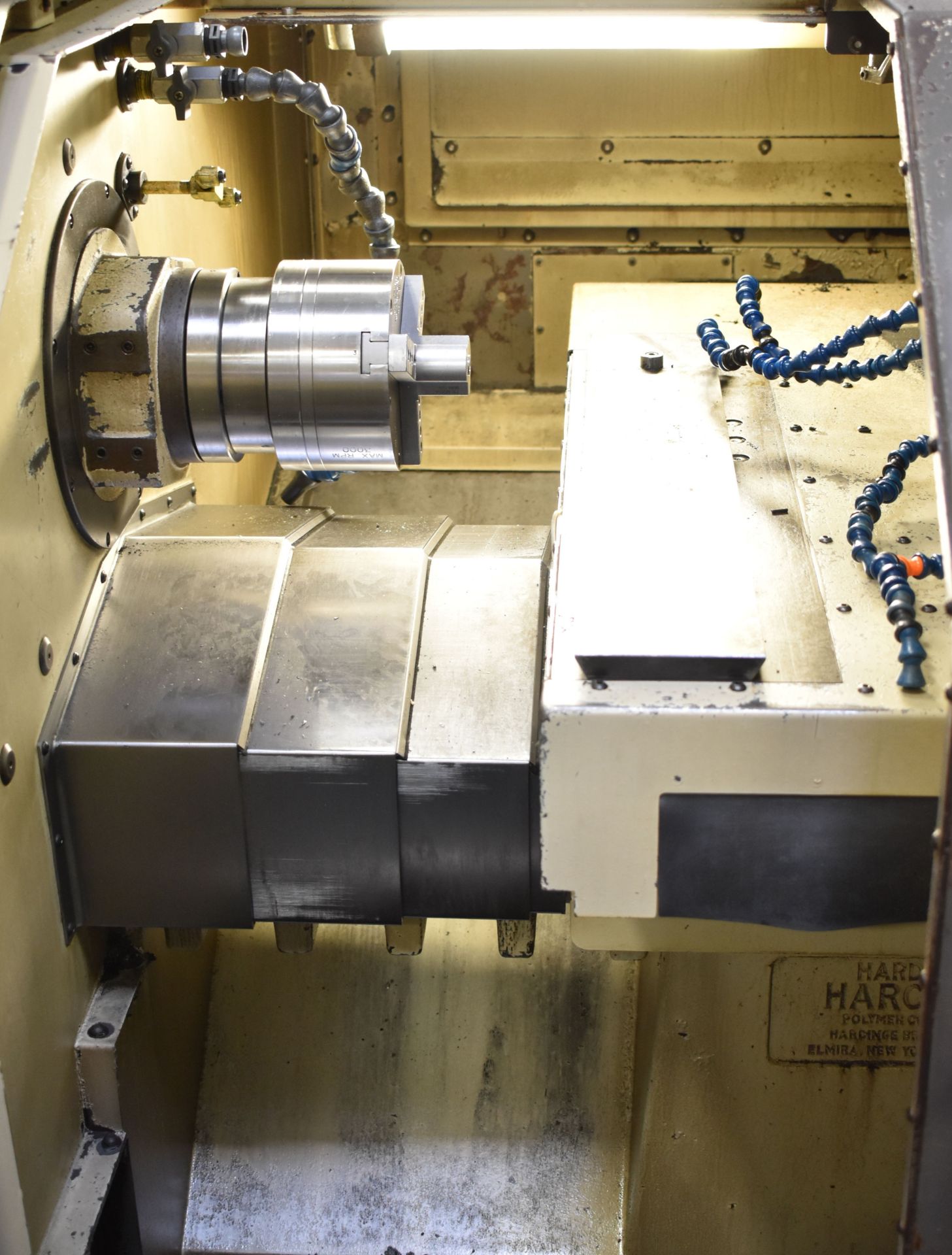 HARDINGE CS-GT CNC LATHE WITH GE FANUC SERIES 18-T CNC CONTROL, 11.76" SWING, 9" MAX. TURNING - Image 4 of 7