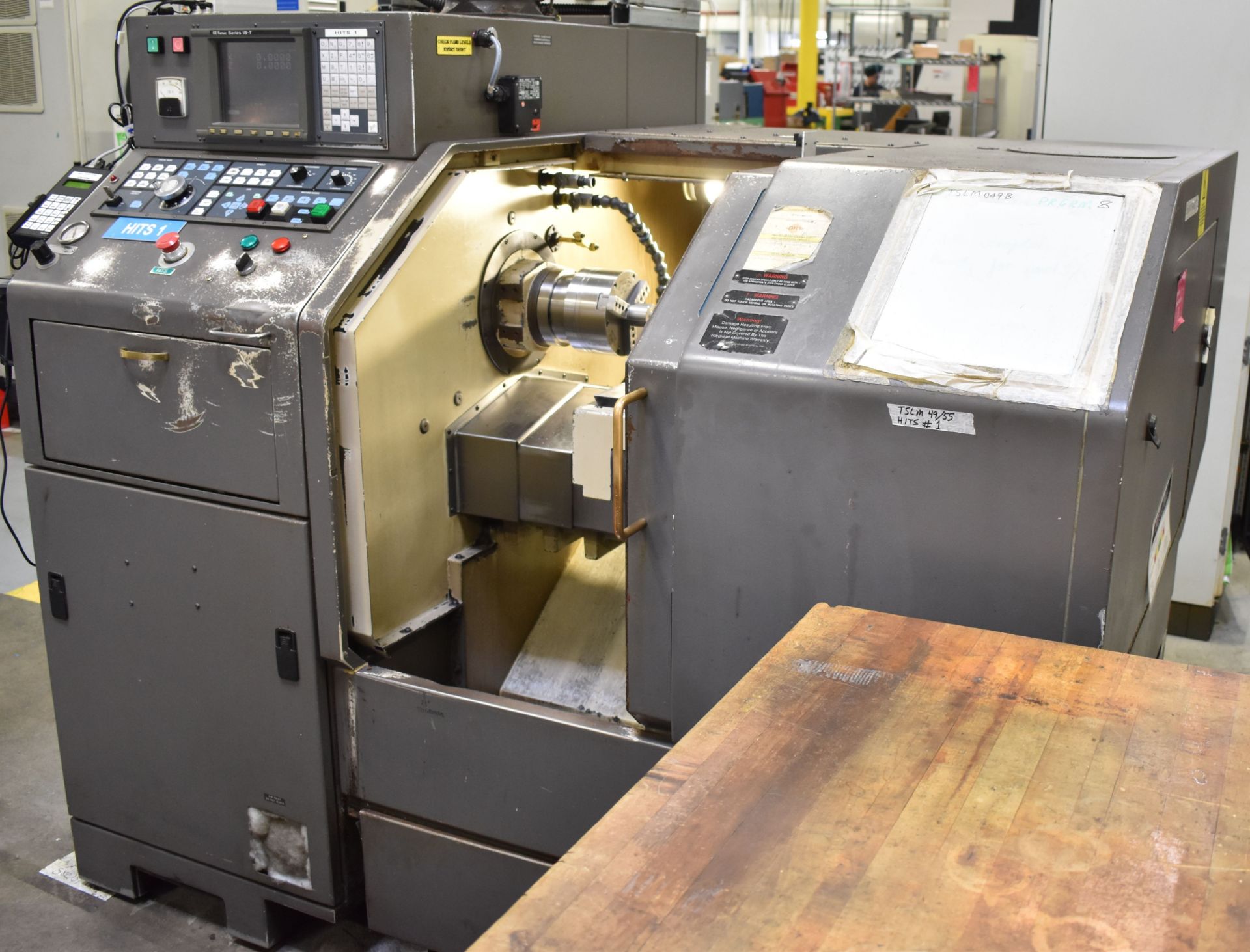 HARDINGE CS-GT CNC LATHE WITH GE FANUC SERIES 18-T CNC CONTROL, 11.76" SWING, 9" MAX. TURNING - Image 2 of 7