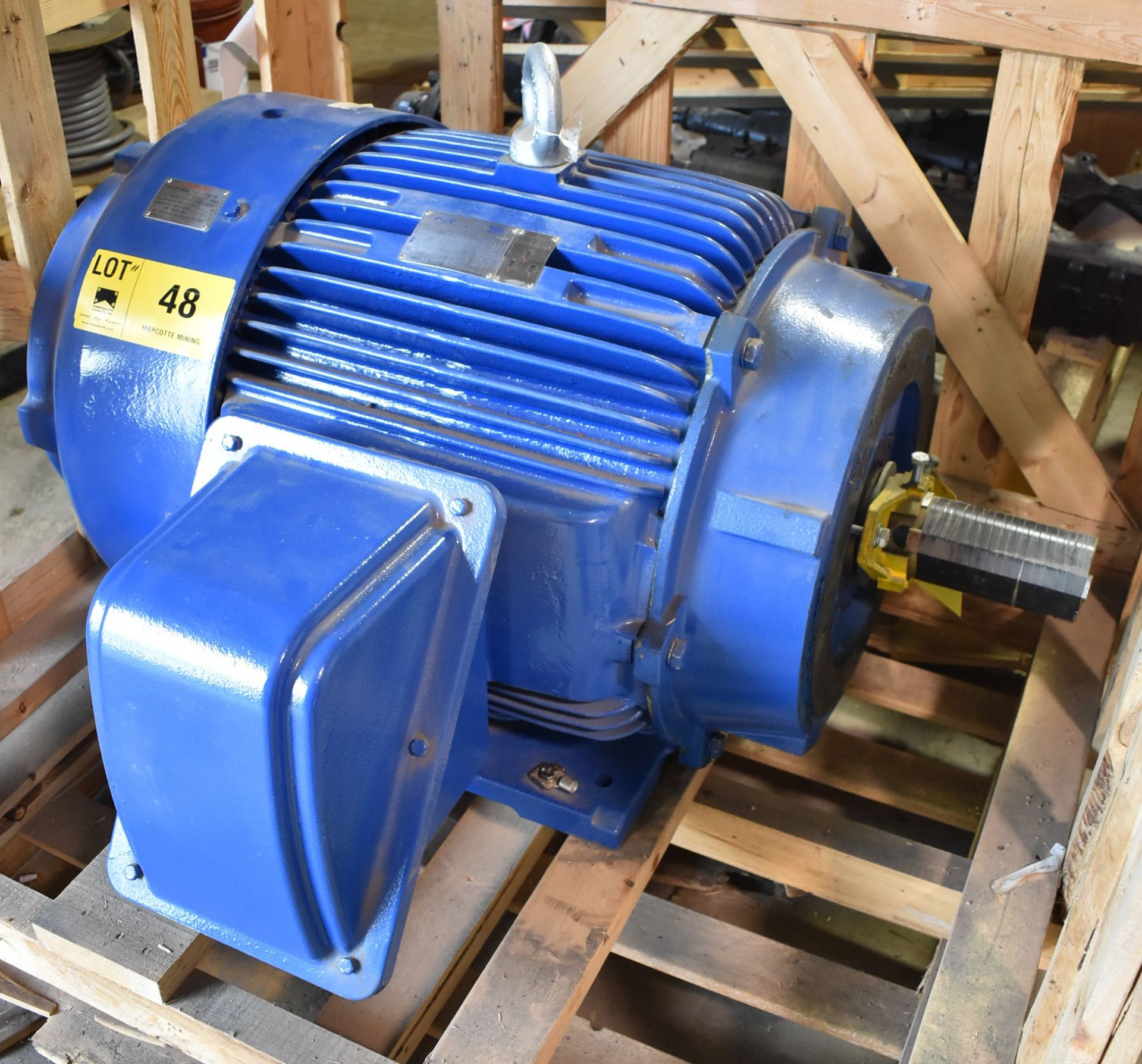 WESTINGHOUSE AEHH8B 125 HP ELECTRIC MOTOR WITH 1780 RPM, 575V, 3 PHASE, 117A, 60 HZ, 444T FRAME ( - Image 2 of 3