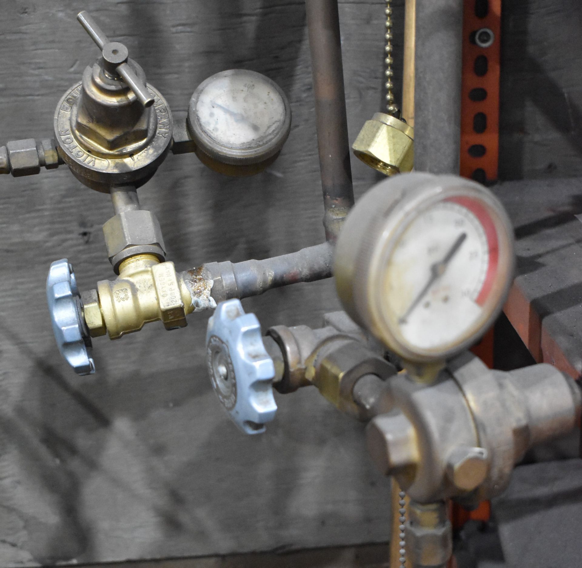LOT/ OXY-ACETYLENE TORCH WITH GAUGES & HOSE (CI) - Image 2 of 2