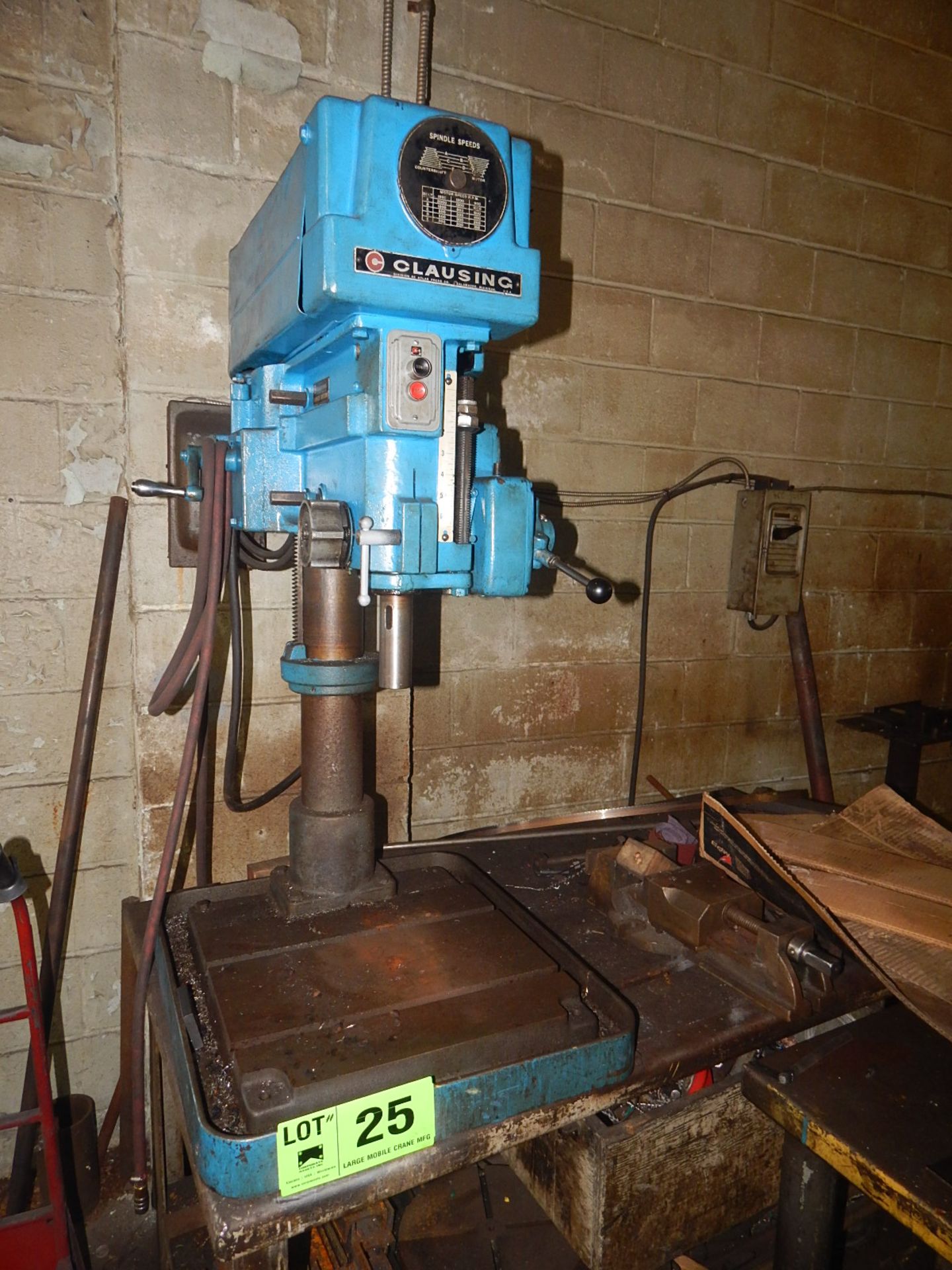 CLAUSING 2244 HEAVY DUTY BENCH-TYPE DRILL PRESS WITH SPEEDS TO 2000 RPM, S/N: 103637 (CI) - Image 2 of 2