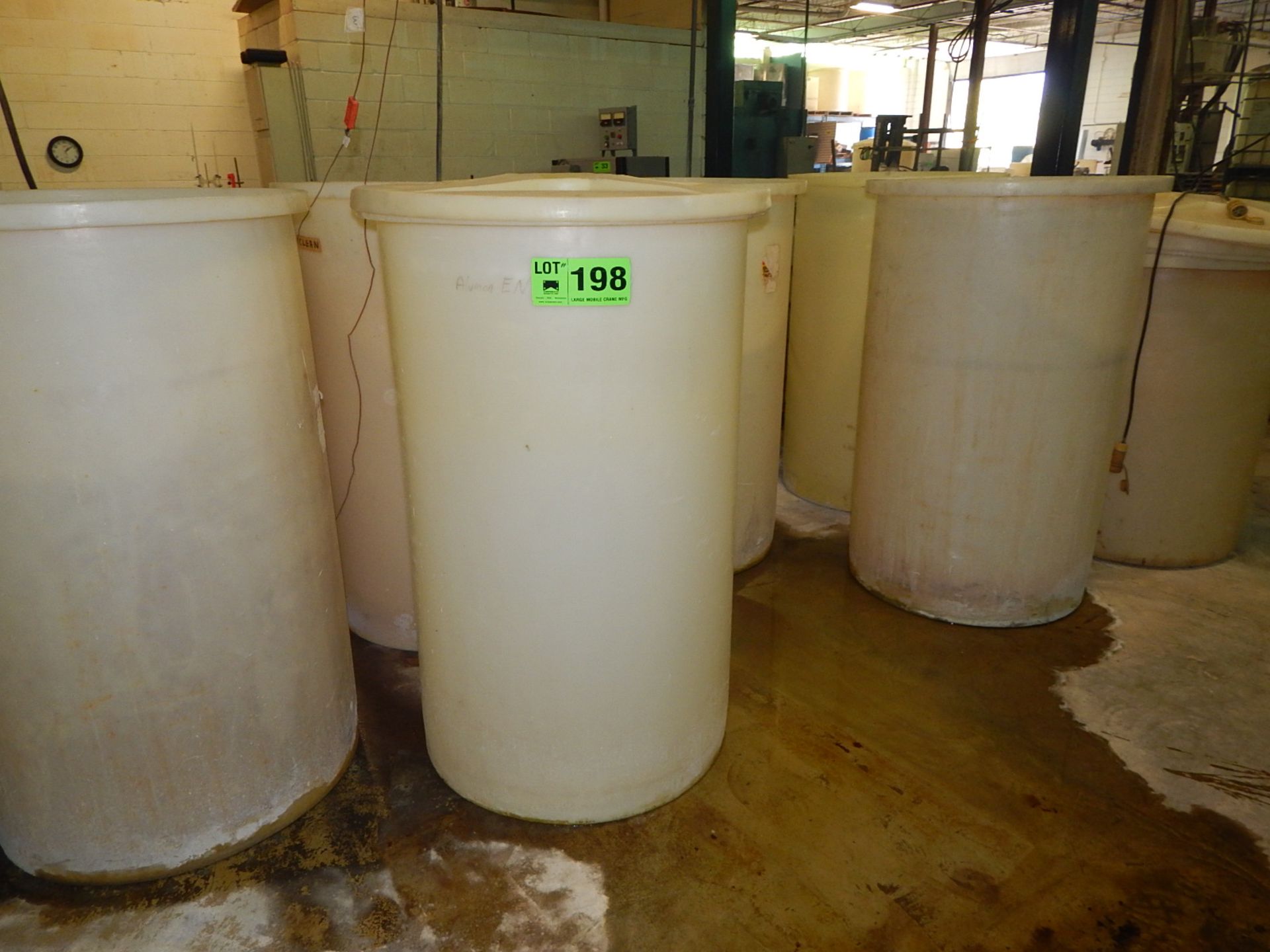 LOT/ (9) POLYPRO 500L 52" X 30" OPEN TOP TANKS WITH LIDS (LOCATED AT 144 ARMSTRONG AVE, GEORGETOWN)