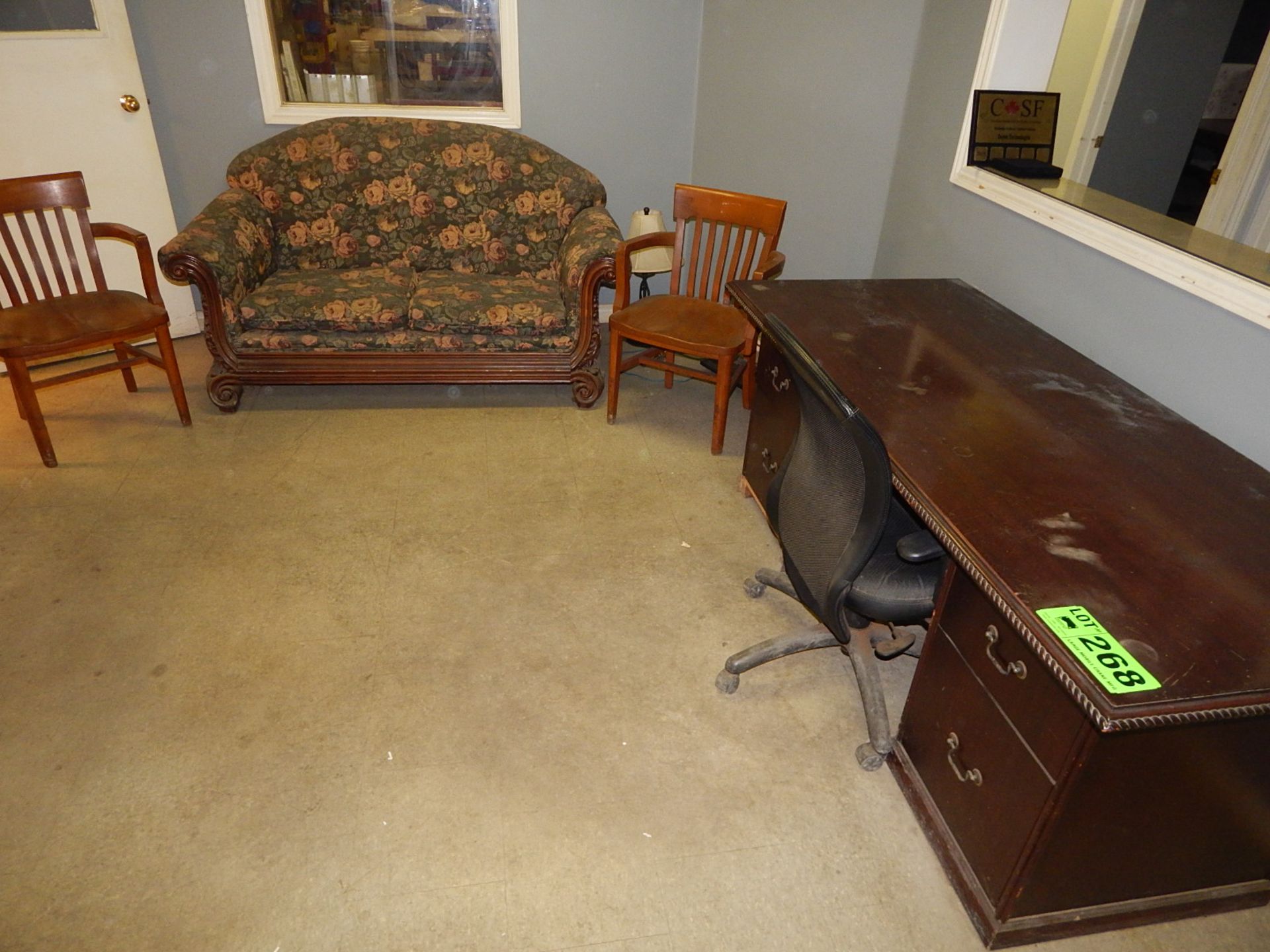 LOT/ BALANCE OF ROOM CONSISTING OF OFFICE FURNITURE (LOCATED AT 144 ARMSTRONG AVE, GEORGETOWN)