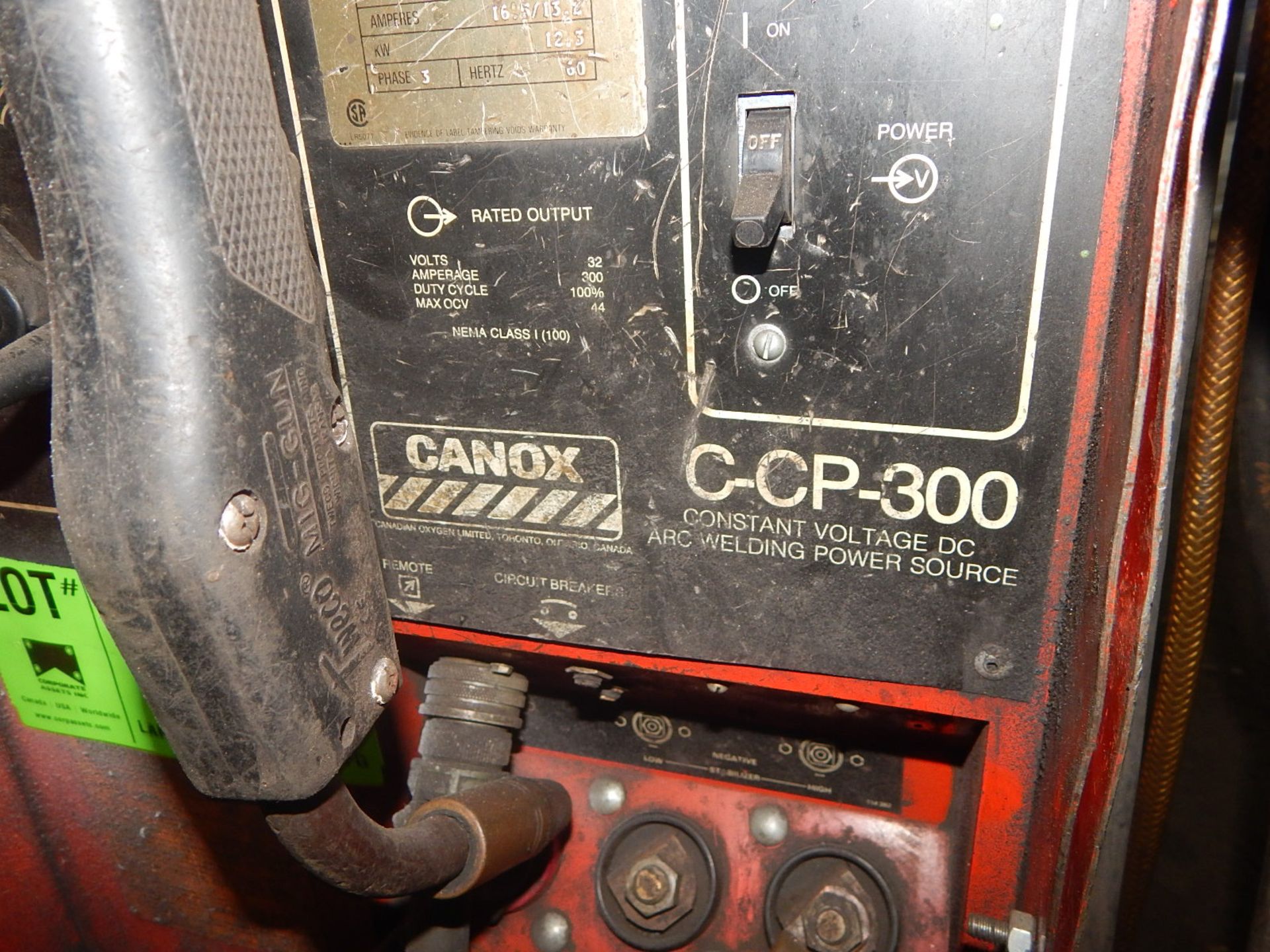 CANOX C-CP-300 MIG WELDER WITH WIRE FEED, S/N: N/A - Image 3 of 3