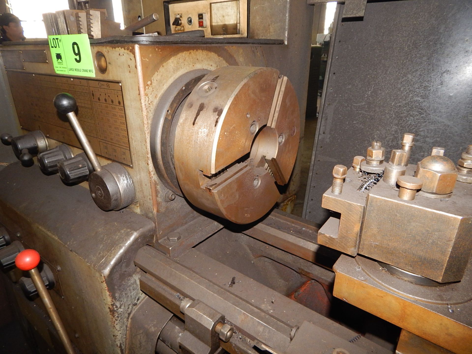 K&N 16K25 ENGINE LATHE WITH 22" SWING OVER BED, 64" BETWEEN CENTERS, 2.25" SPINDLE BORE, SPEEDS TO - Image 6 of 6